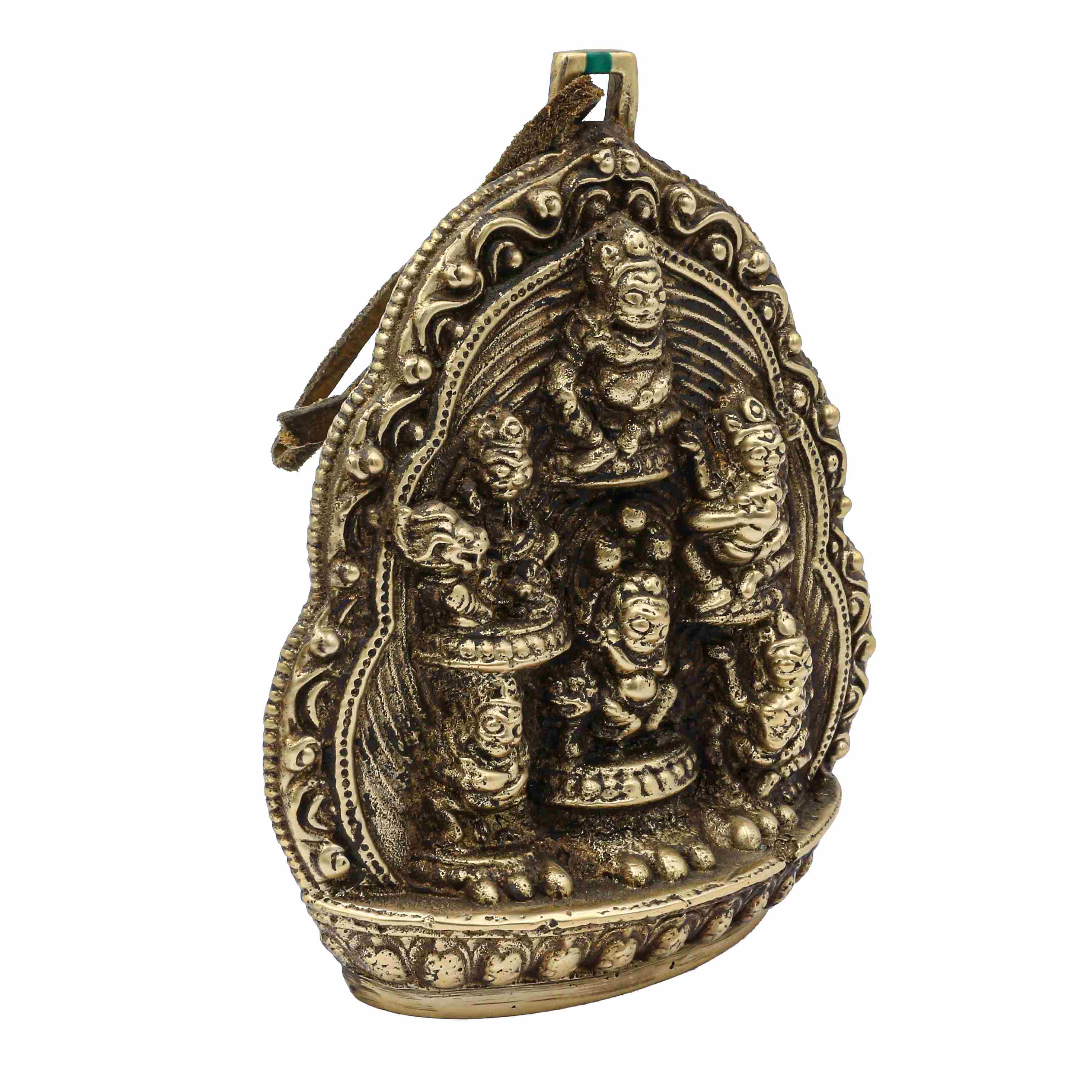 Buddhist Six Mahakal Pendent, Pancha Jambhala