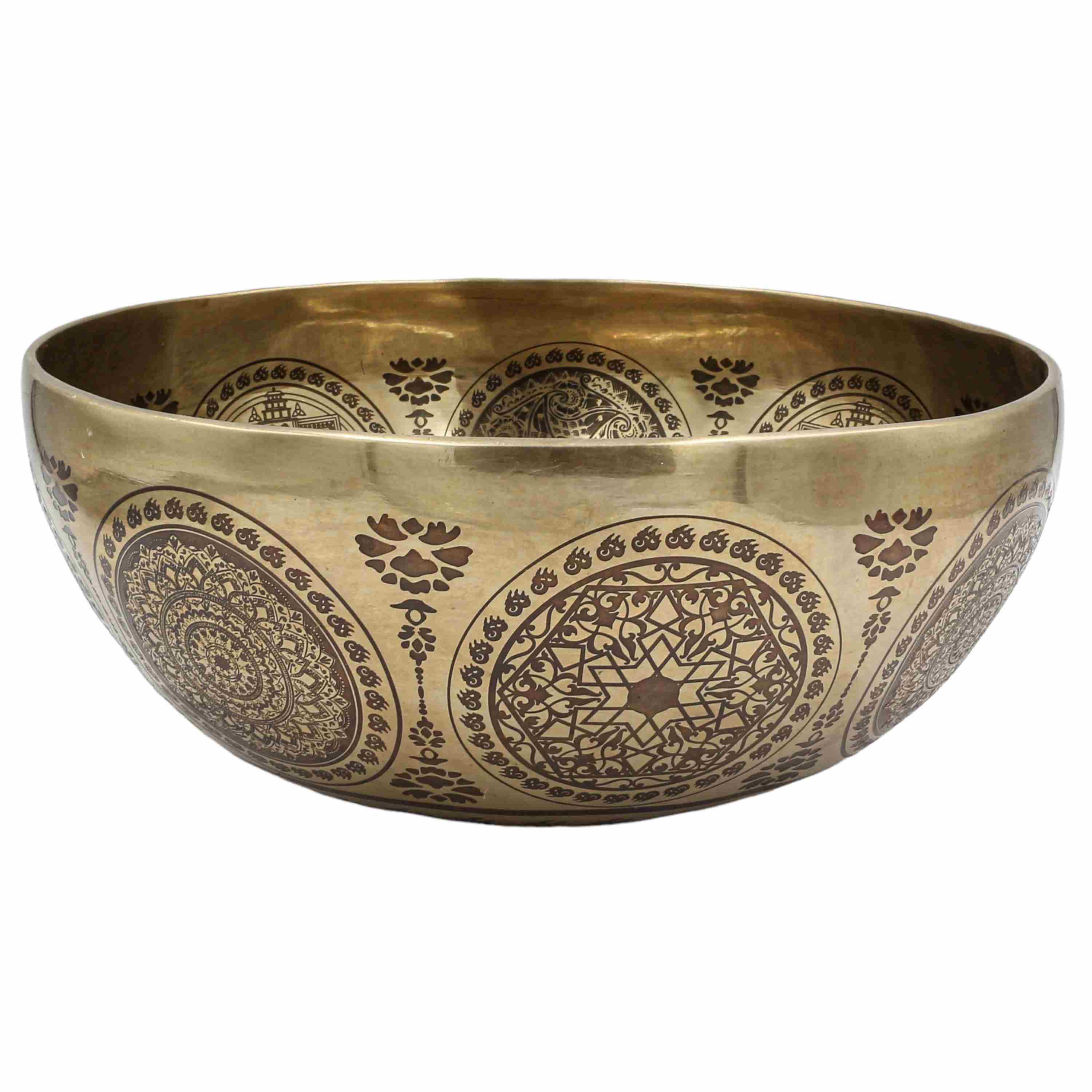 Buddhist Hand Beaten Jambati Singing Bowl, <span Style=