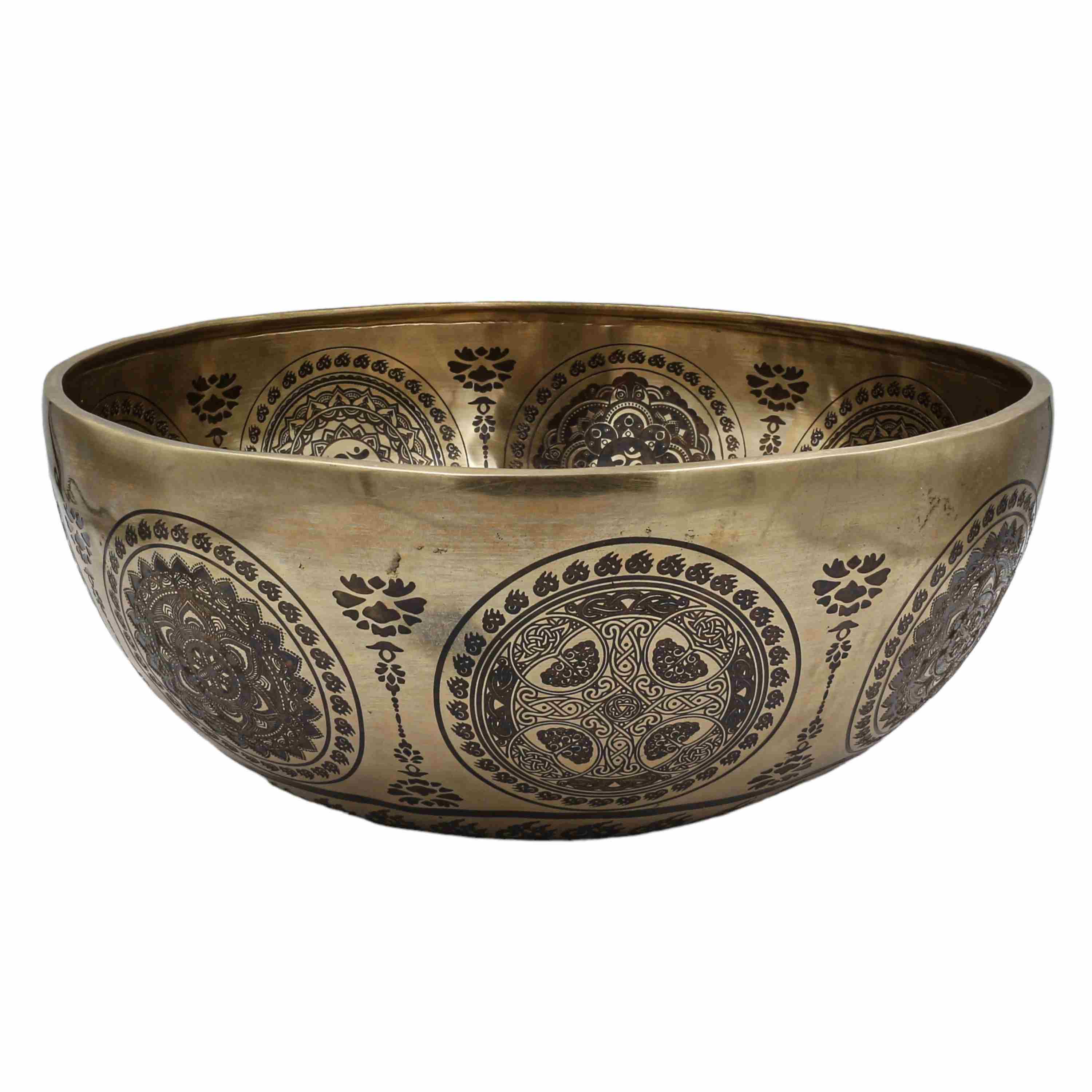 Buddhist Hand Beaten Jambati Singing Bowl, <span Style=