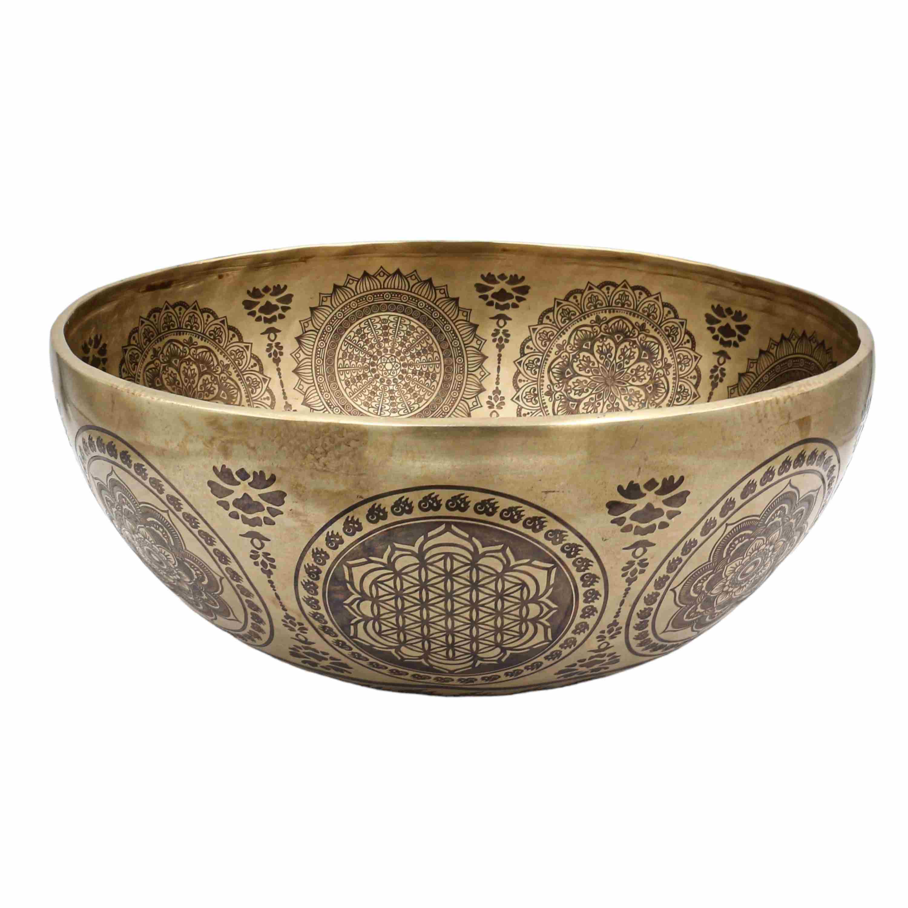 Buddhist Hand Beaten Jambati Singing Bowl, <span Style=