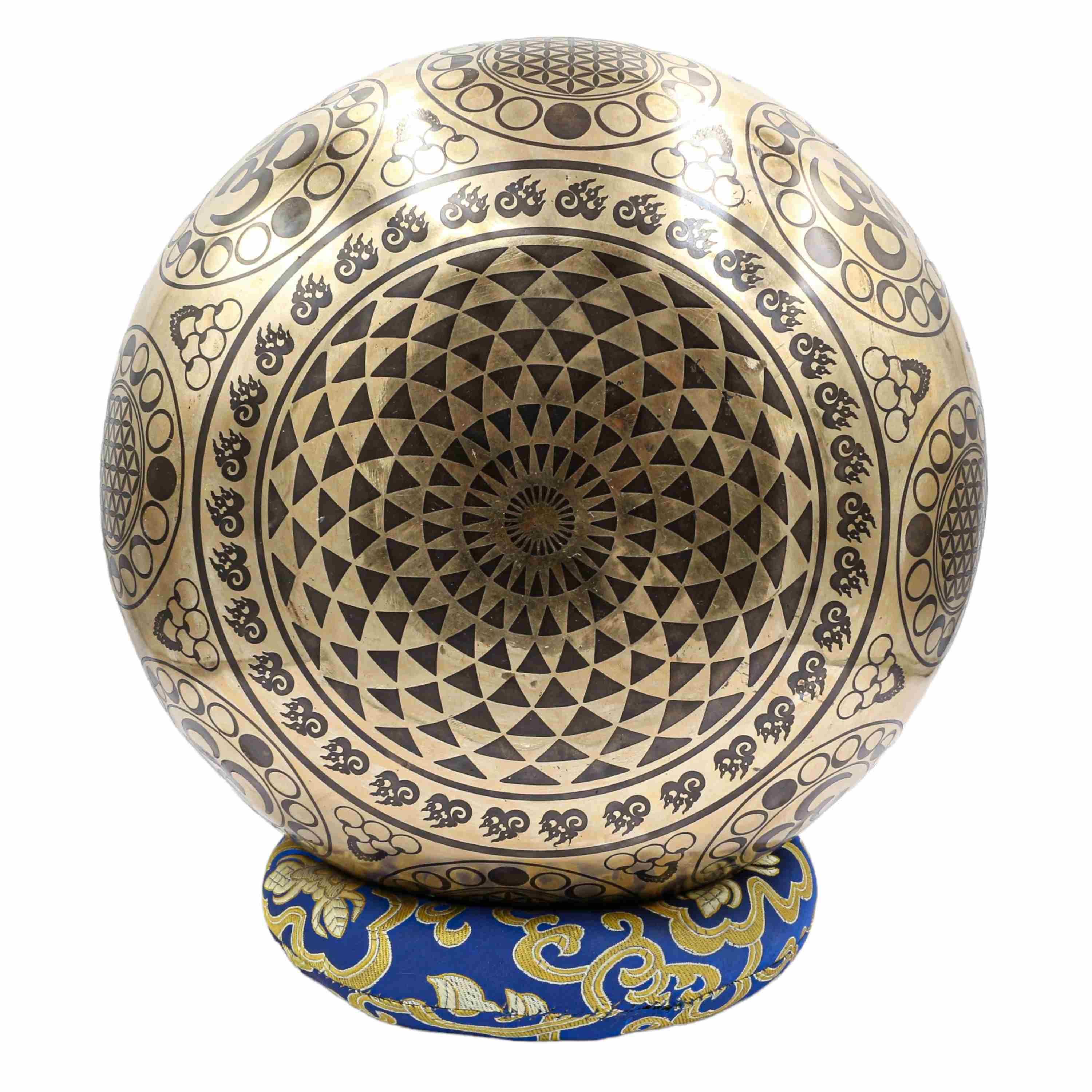 Buddhist Hand Beaten Jambati Singing Bowl, <span Style=