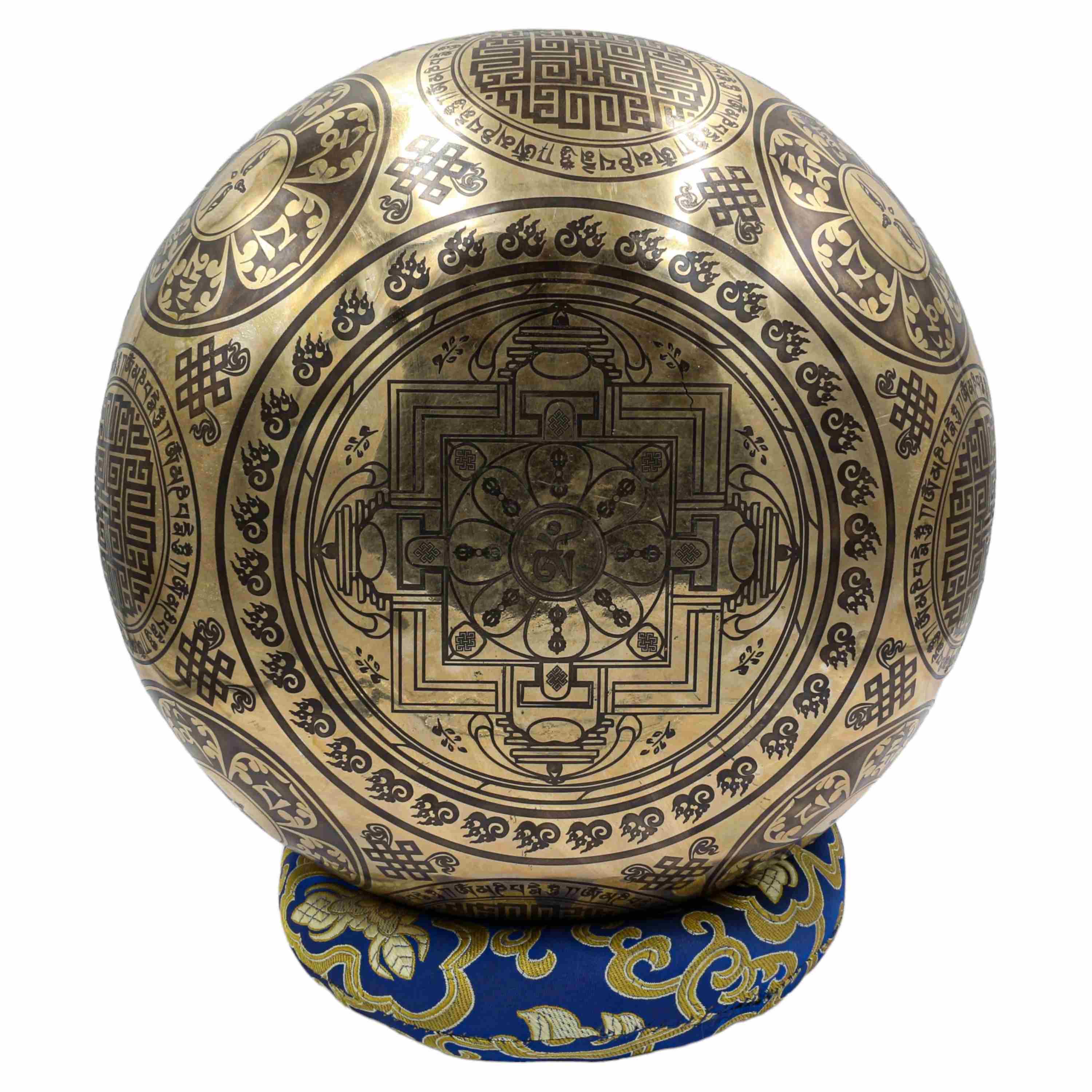 Buddhist Hand Beaten Jambati Singing Bowl, <span Style=