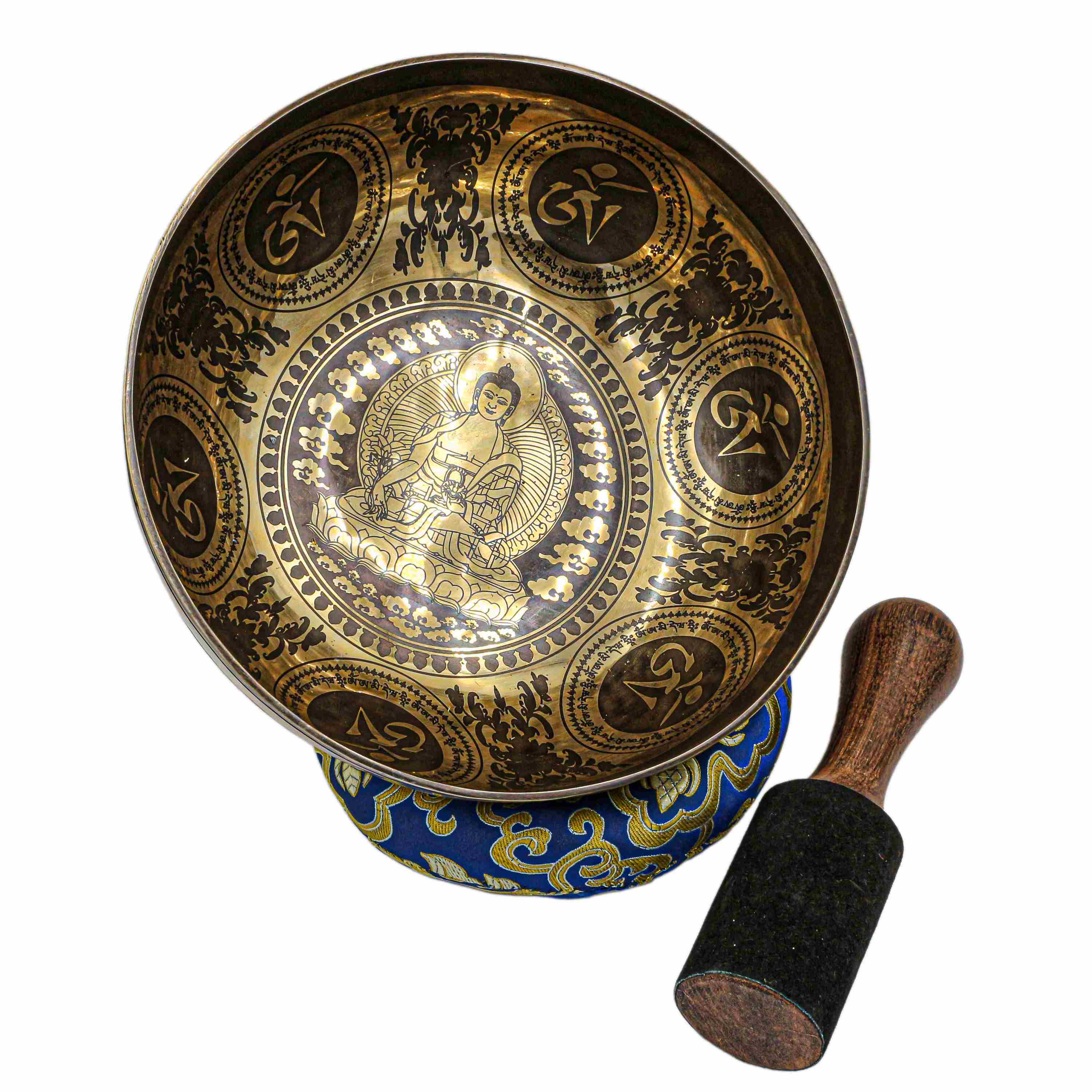 Buddhist Hand Beaten Jambati Singing Bowl, <span Style=