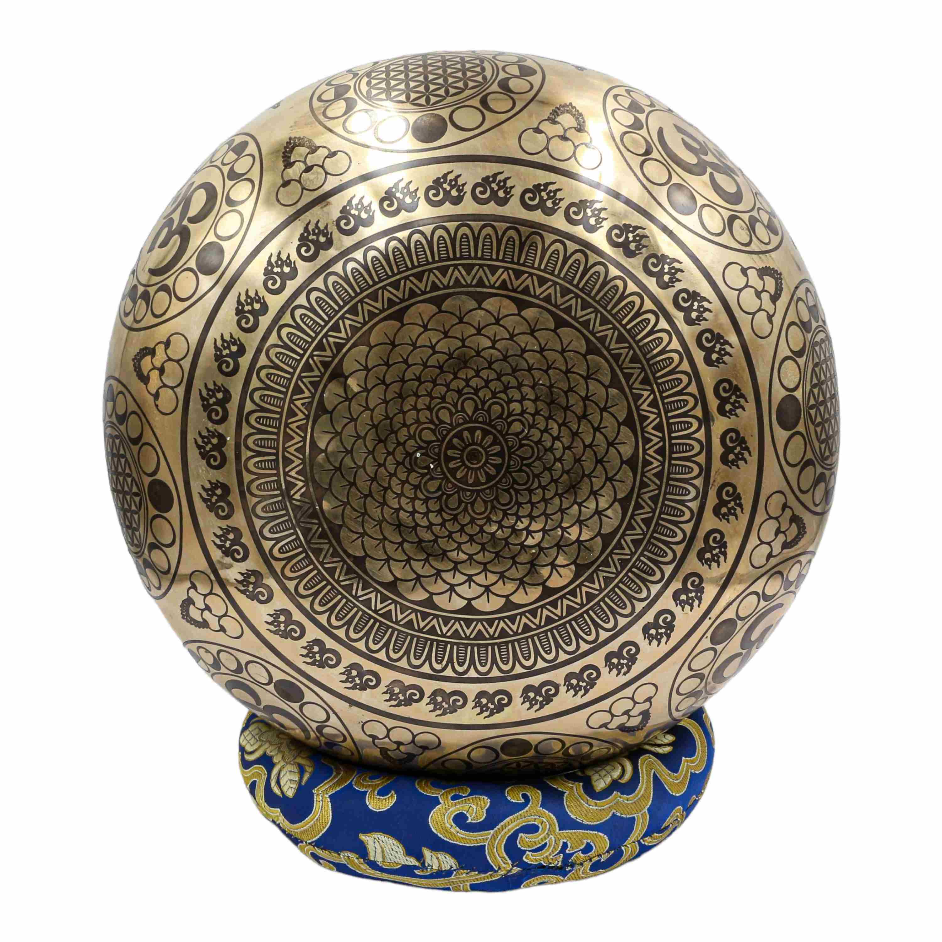 Buddhist Hand Beaten Jambati Singing Bowl, <span Style=