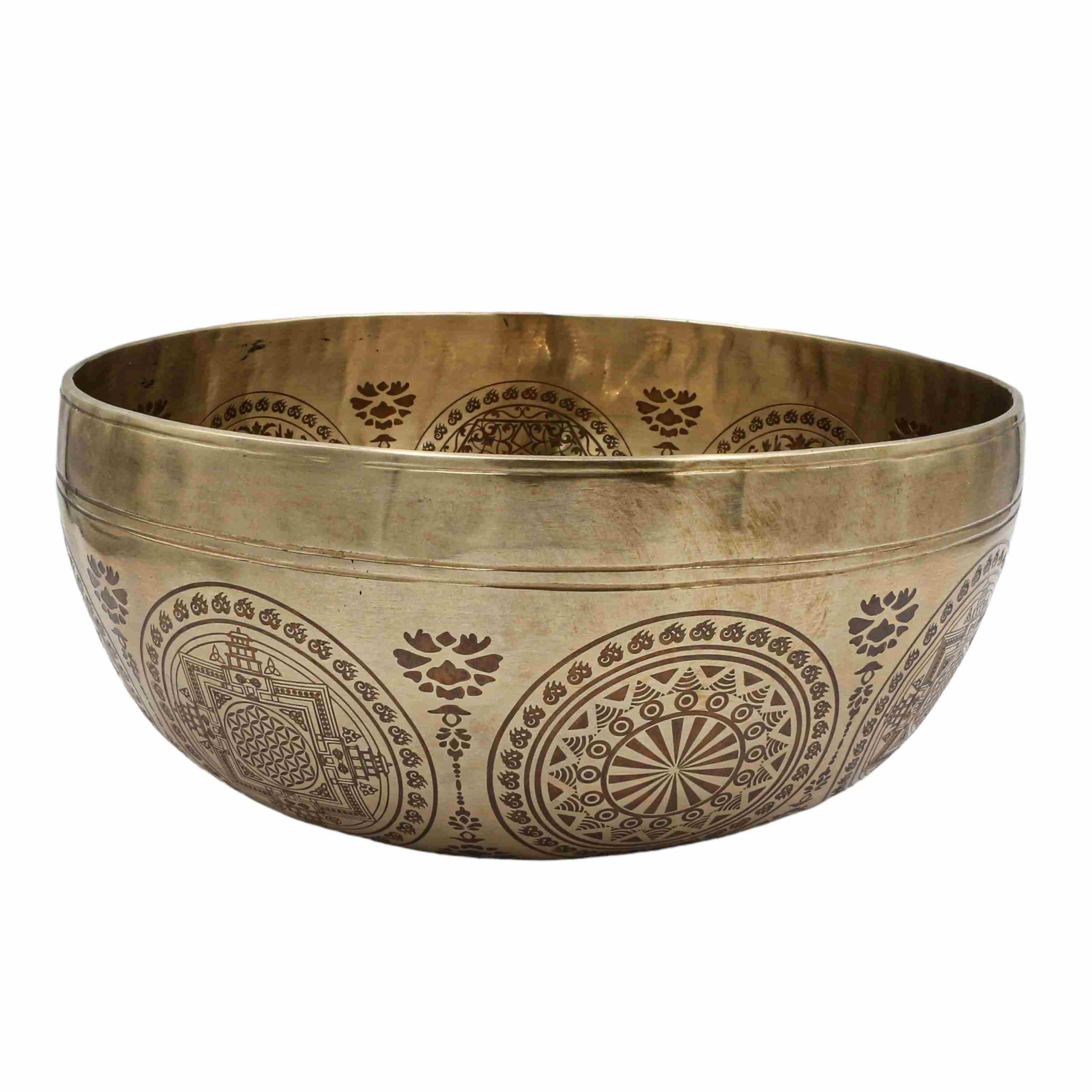 Buddhist Hand Beaten Jambati Singing Bowl, <span Style=