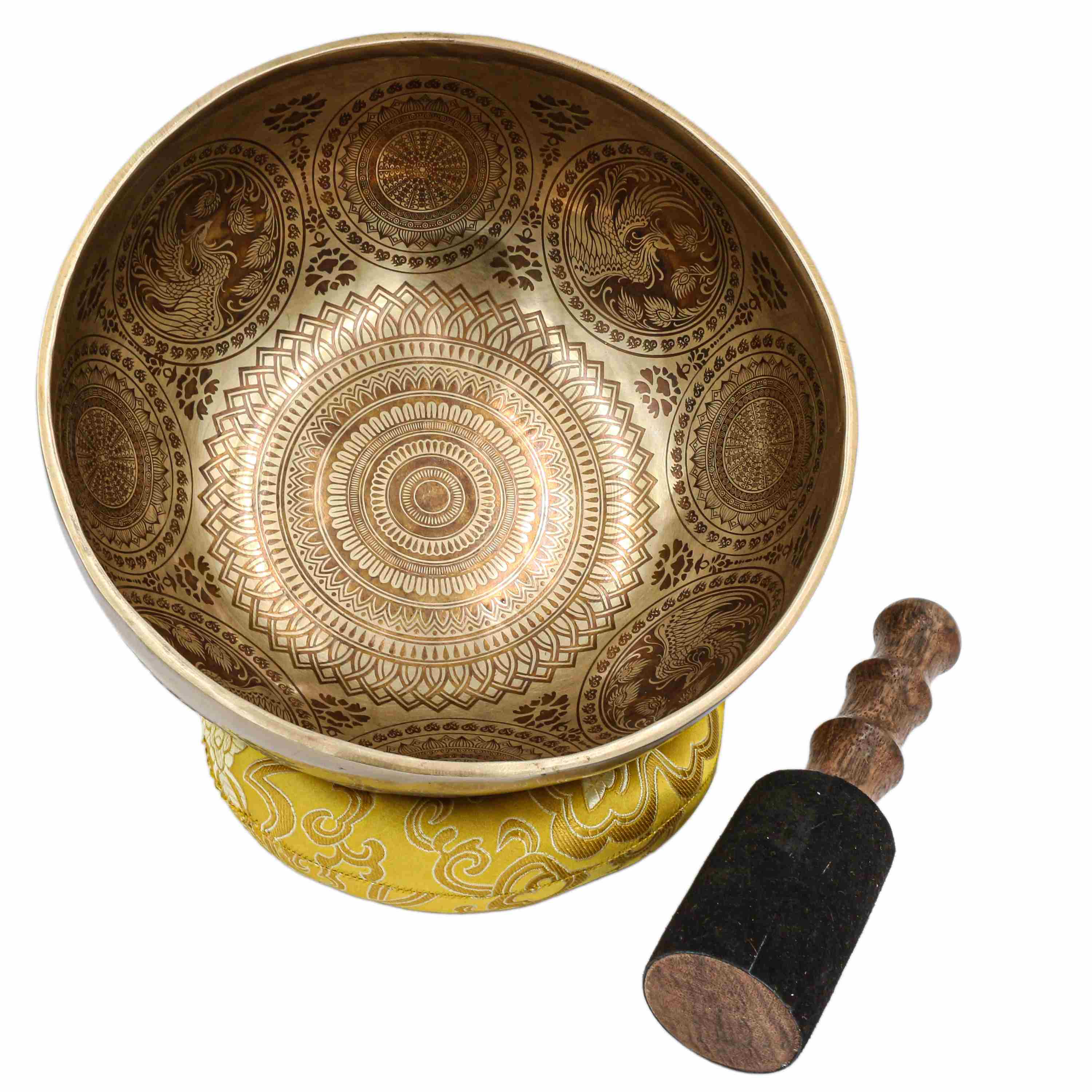 Buddhist Hand Beaten Jambati Singing Bowl, <span Style=