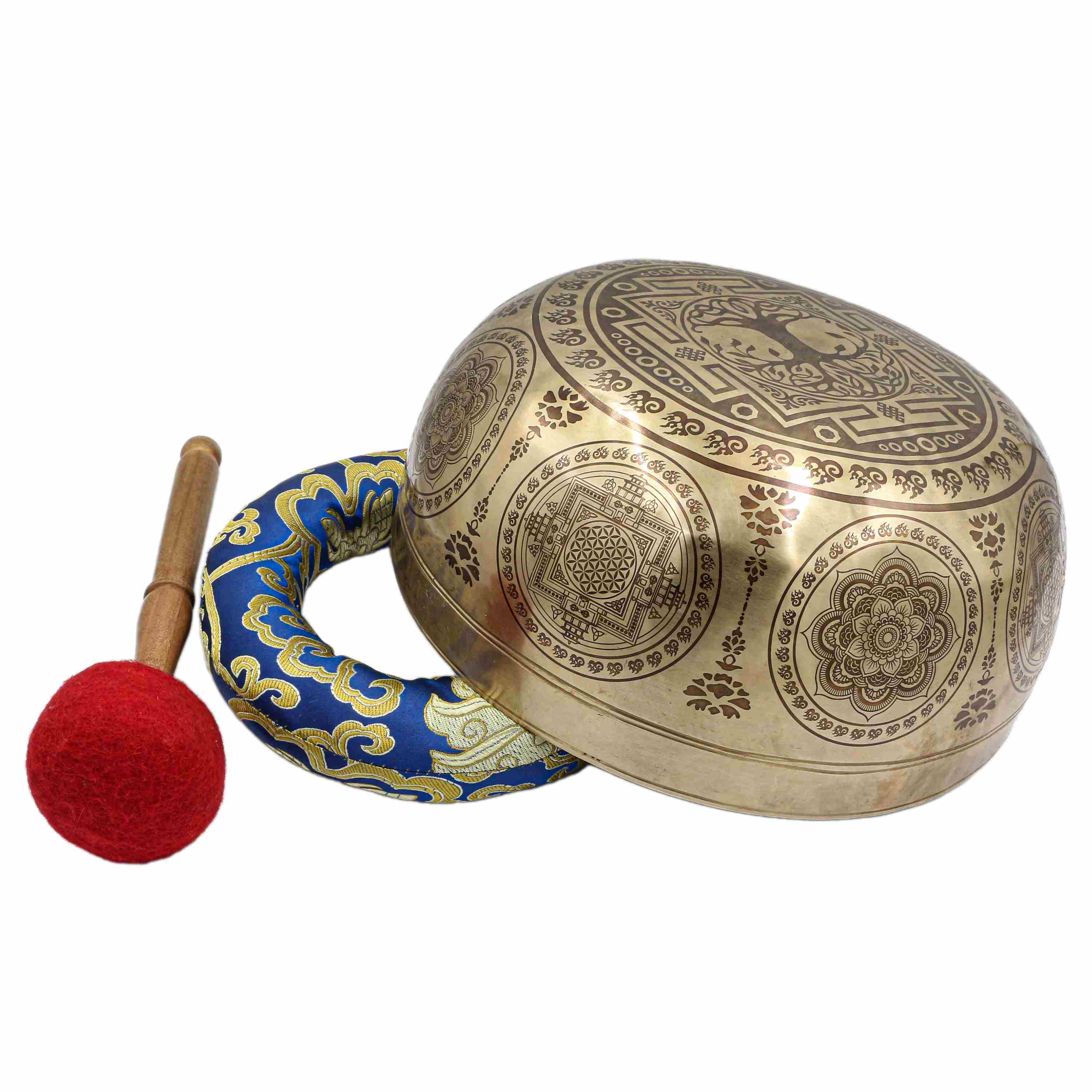 Buddhist Hand Beaten Jambati Singing Bowl, <span Style=