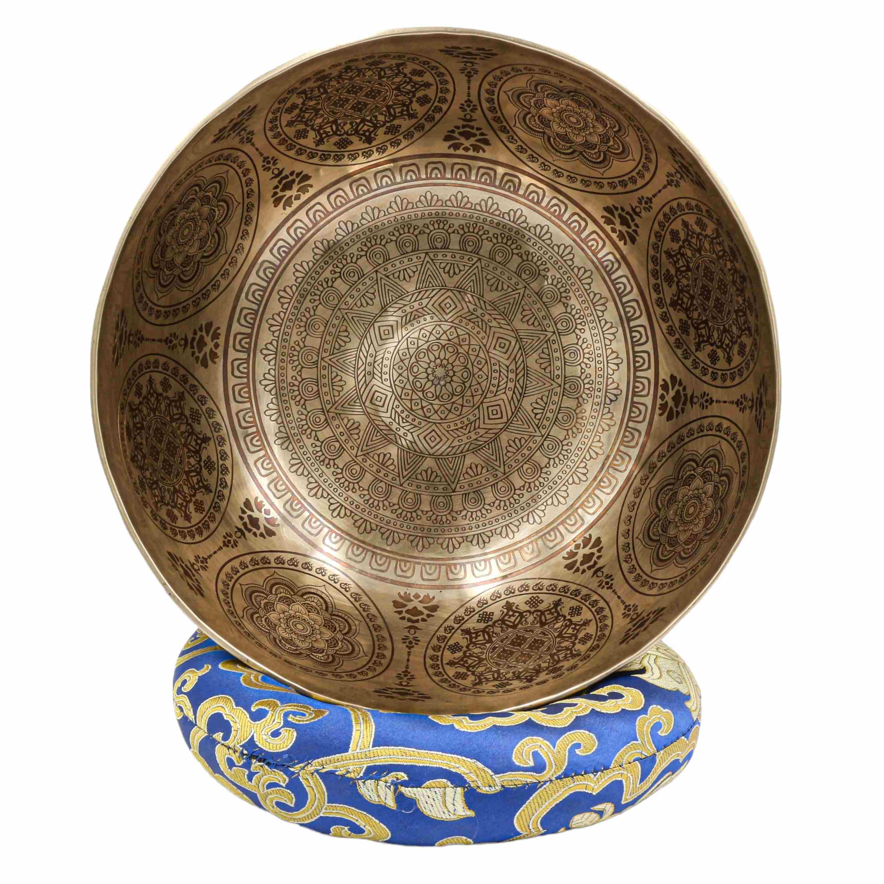 Buddhist Hand Beaten Jambati Singing Bowl, <span Style=