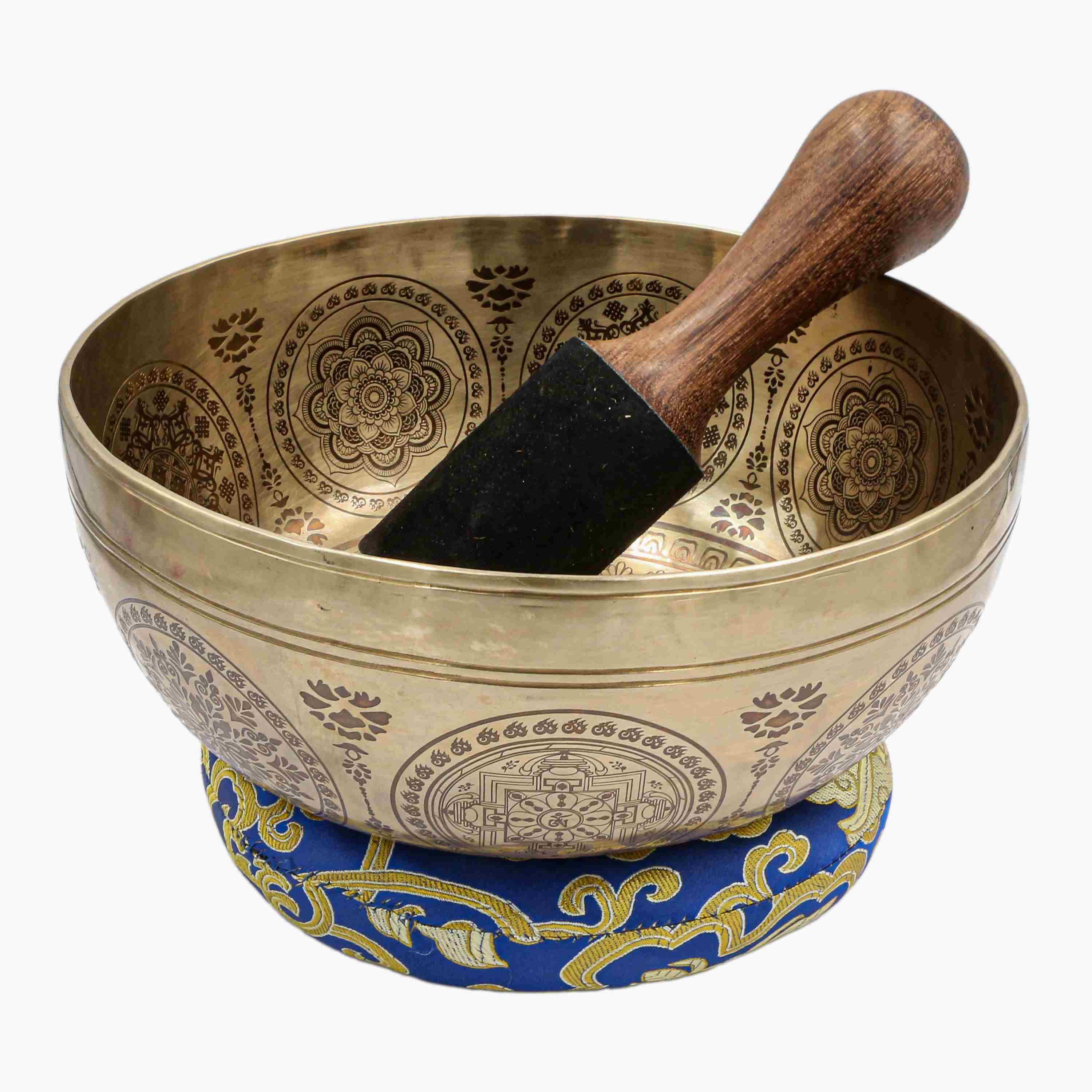 Buddhist Hand Beaten Jambati Singing Bowl, <span Style=