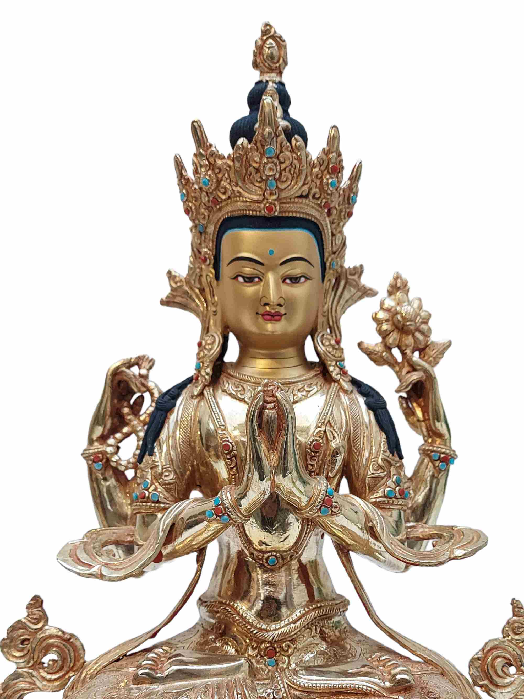 Buddhist Handmade Statue <span Style=