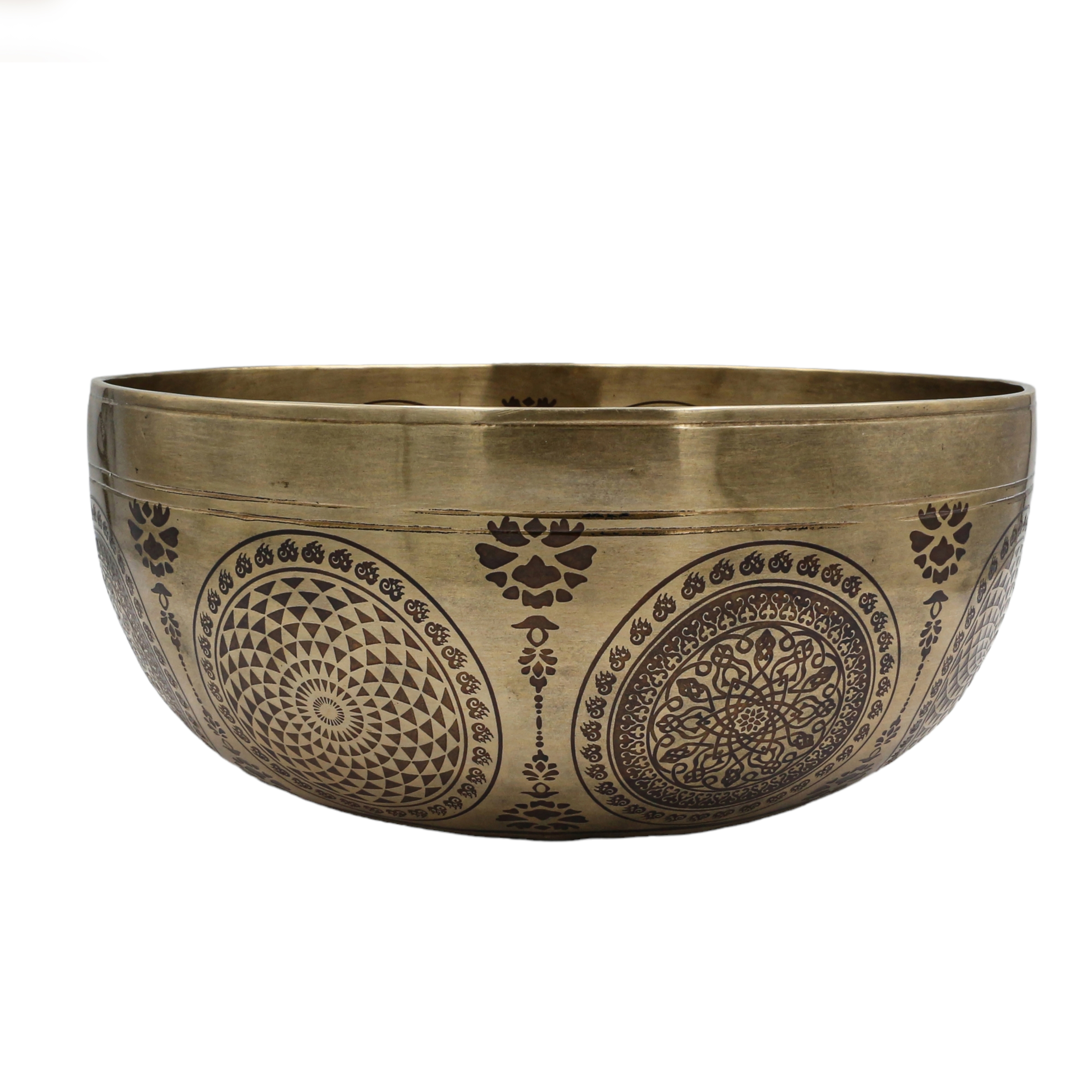 Buddhist Hand Beaten Jambati Singing Bowl, <span Style=