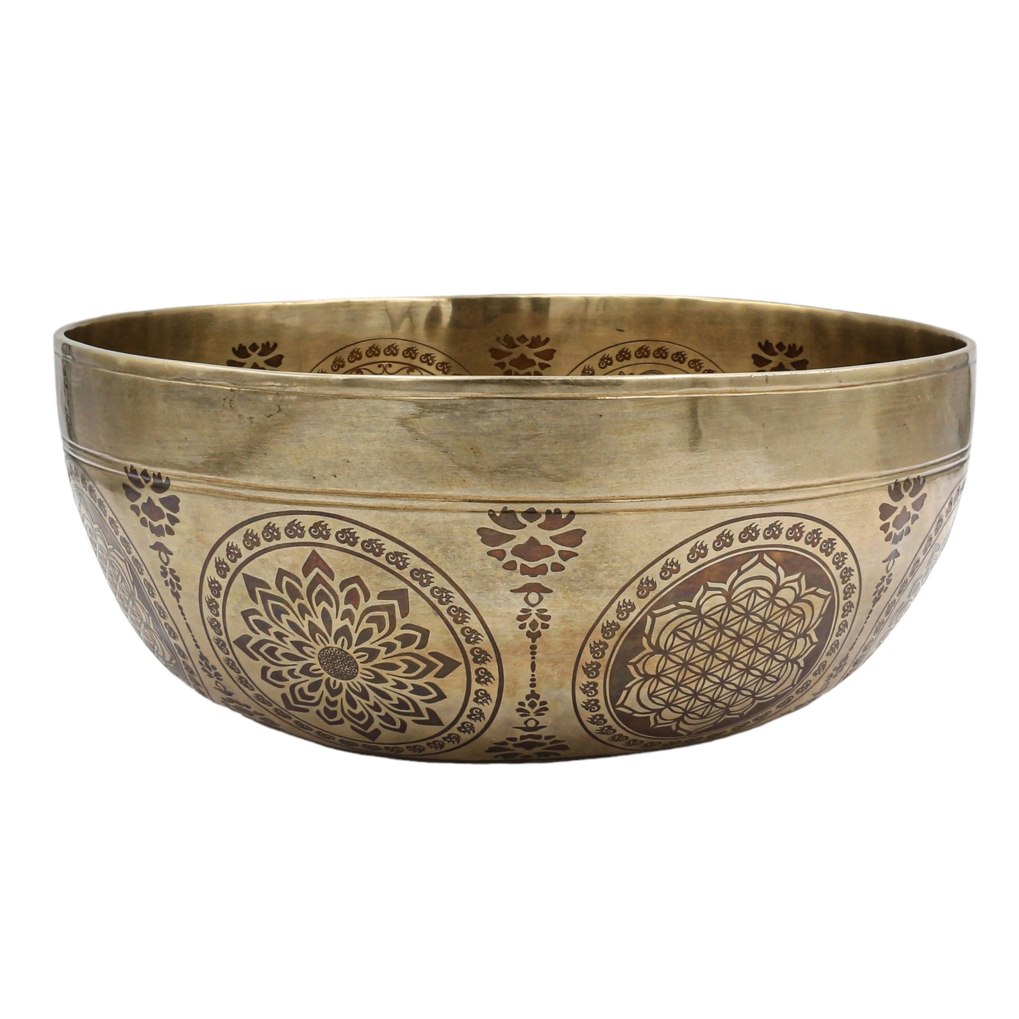 Buddhist Hand Beaten Jambati Singing Bowl, <span Style=