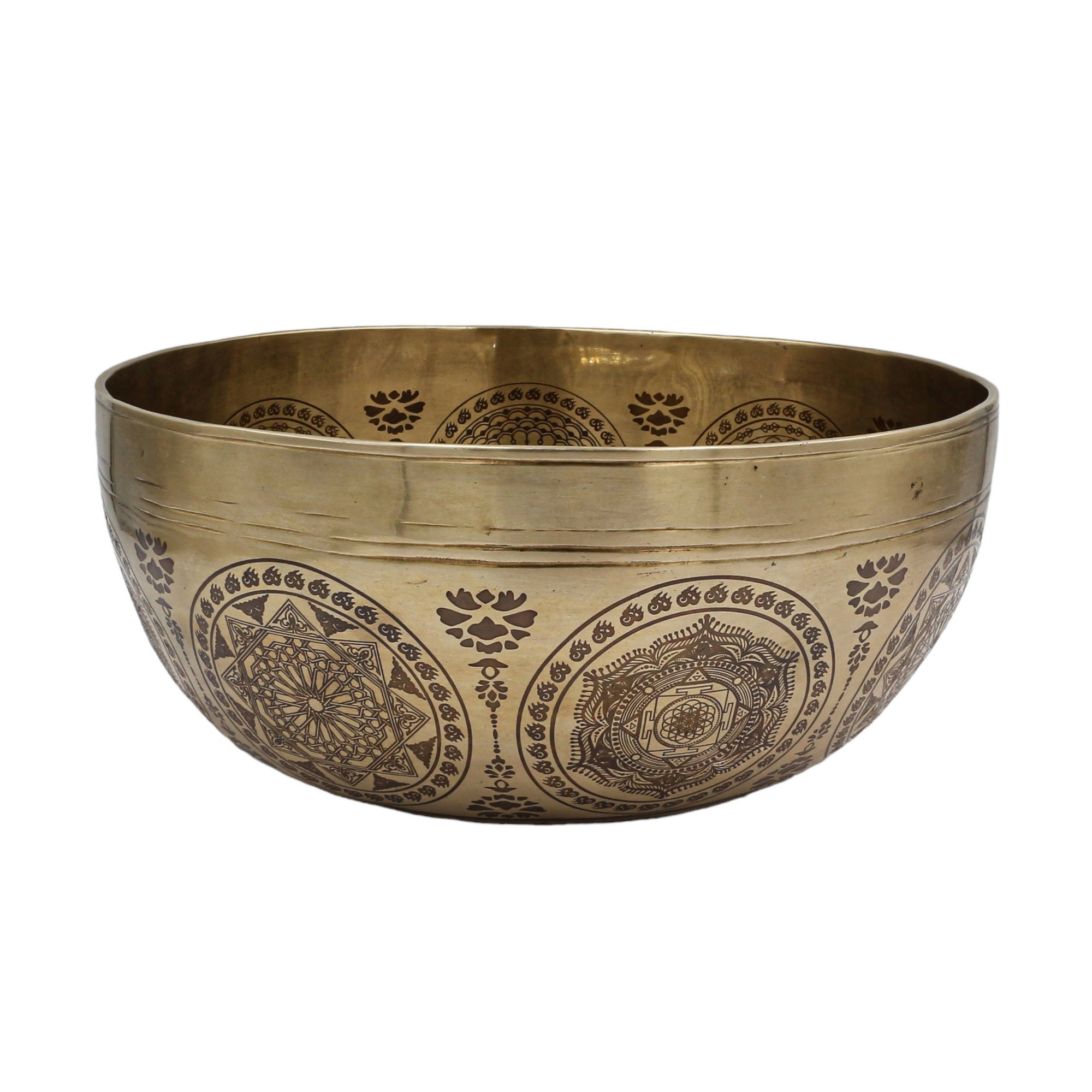 Buddhist Hand Beaten Jambati Singing Bowl, <span Style=