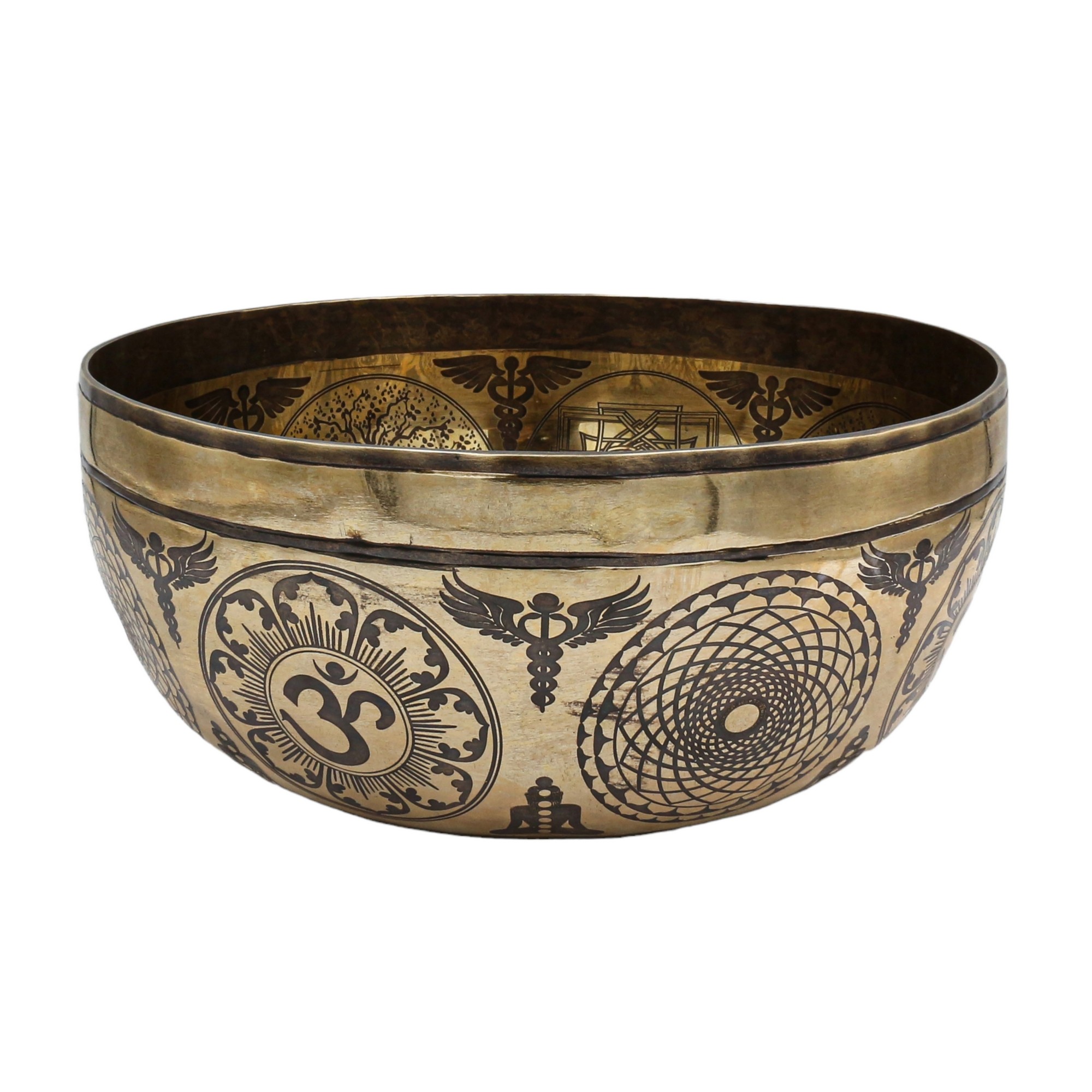 Buddhist Hand Beaten Jambati Singing Bowl, <span Style=