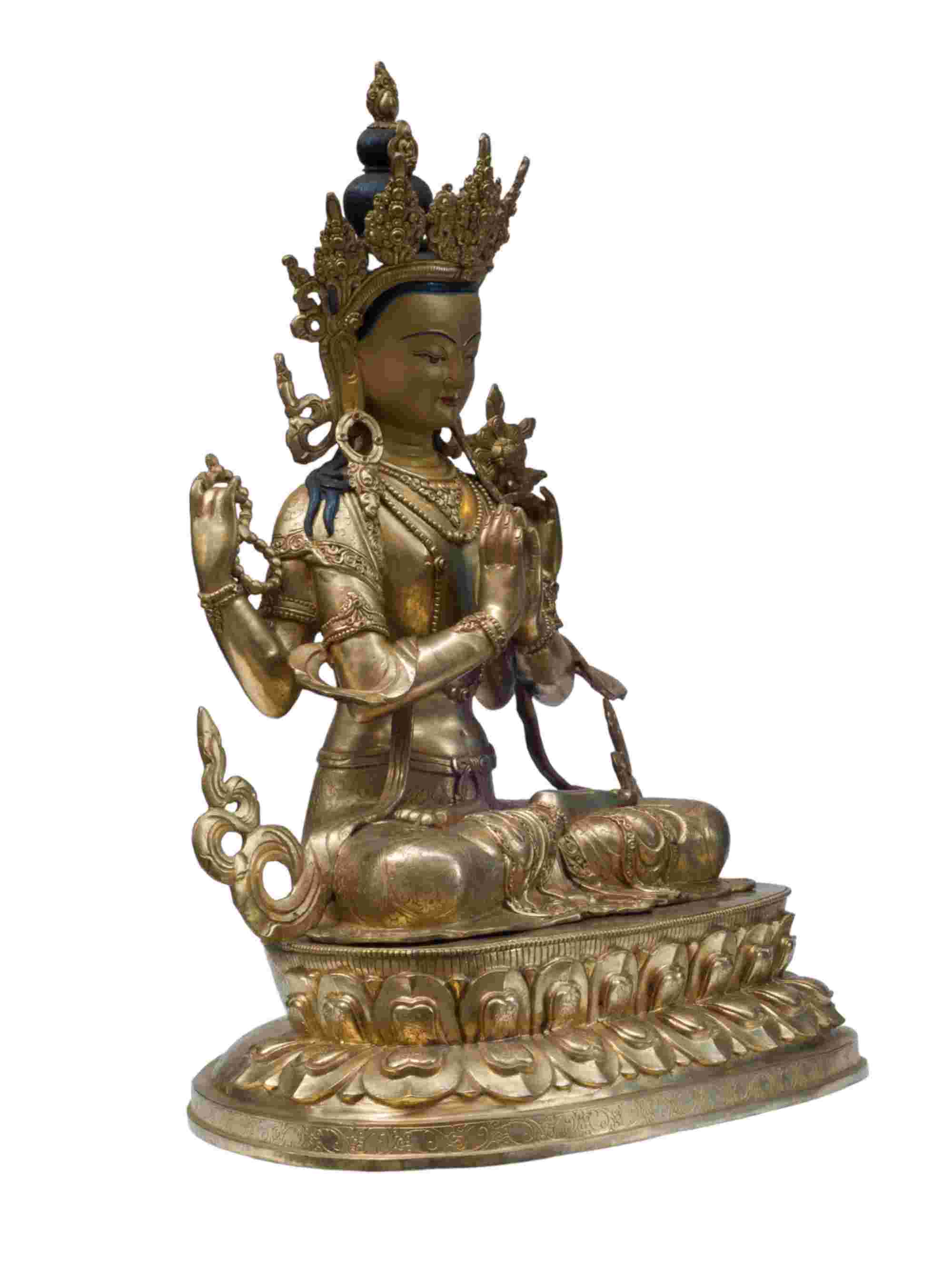 Buddhist Handmade Statue <span Style=