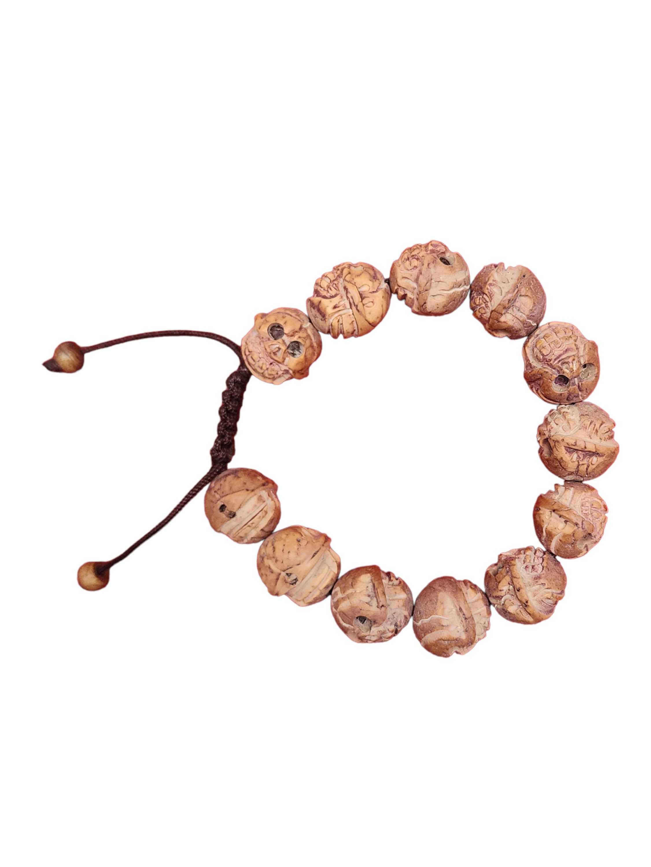 Budi Chitta Designer Skull Carved Bracelet <span Style=