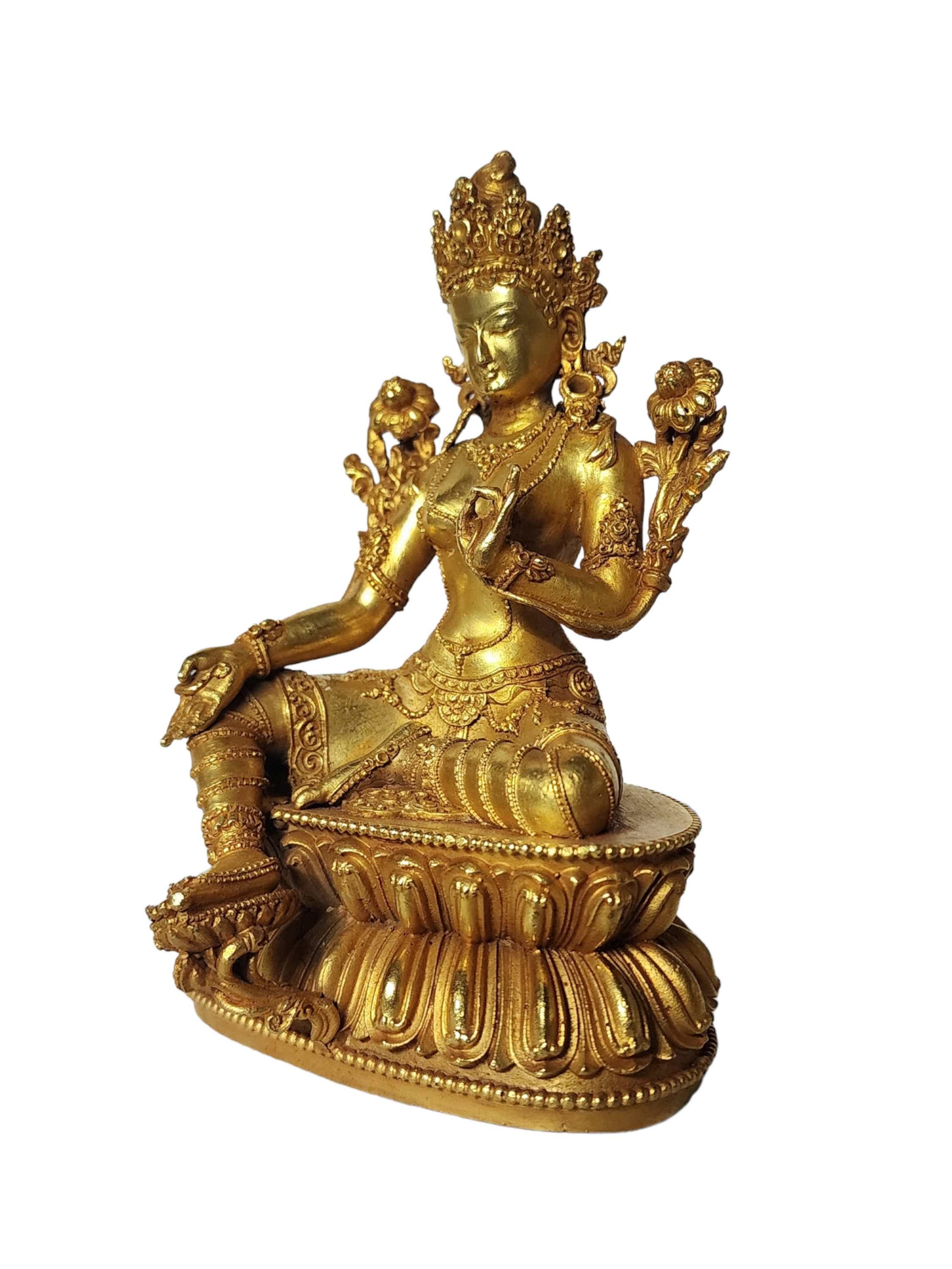 Tibetan Buddhist Statue <span Style=