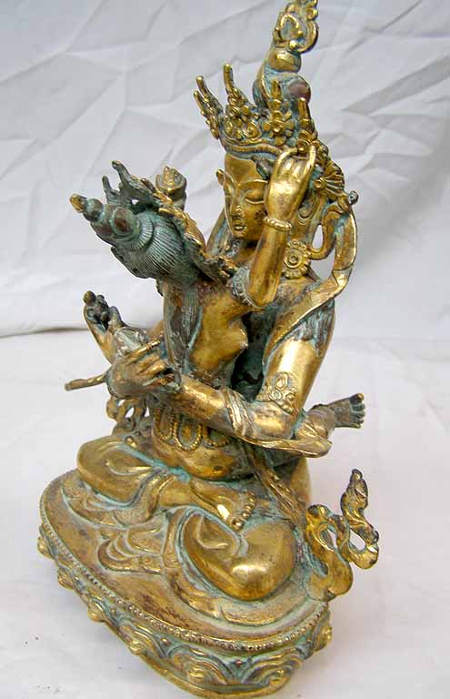 Vajradhara Statue, old Post, remakable