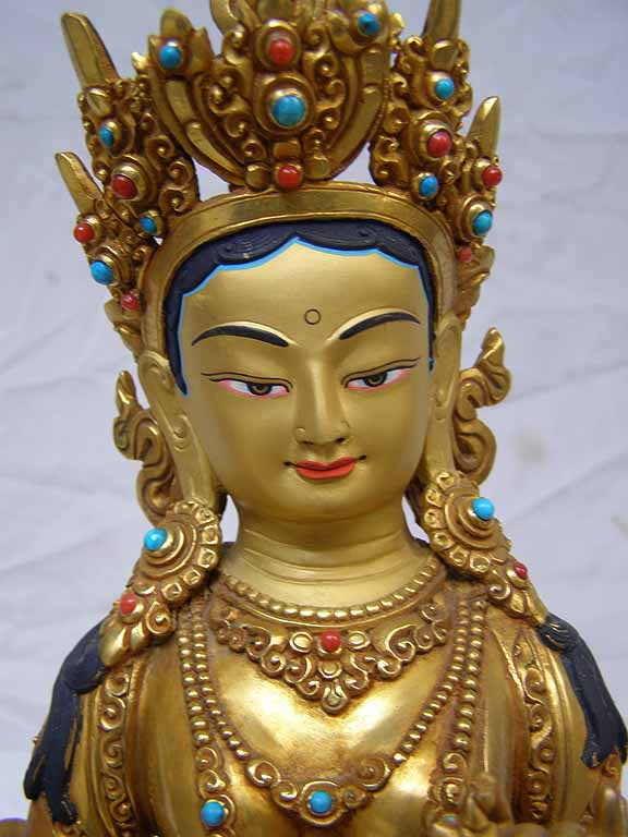 Red Tara Statue, <span Style=