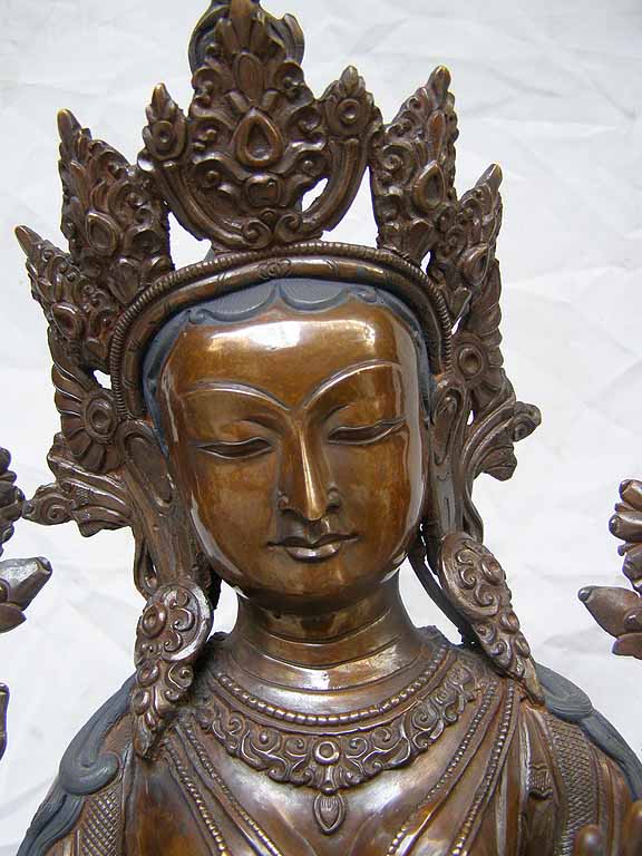 Green Tara Statue, <span Style=