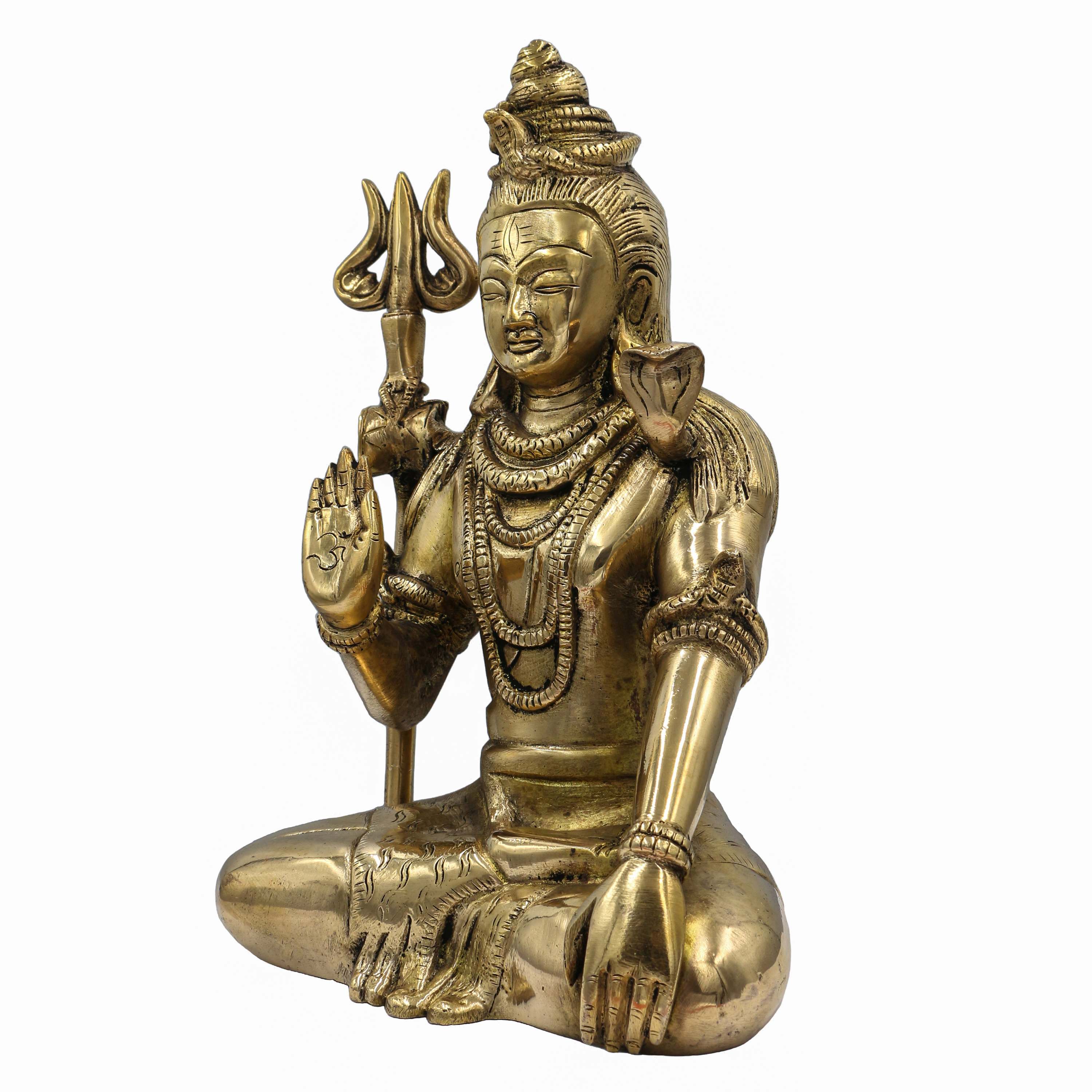 Nepali Statue Of Shiva, sand Casting