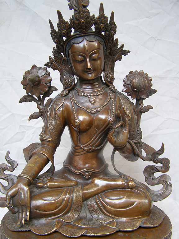 White Tara Statue, <span Style=