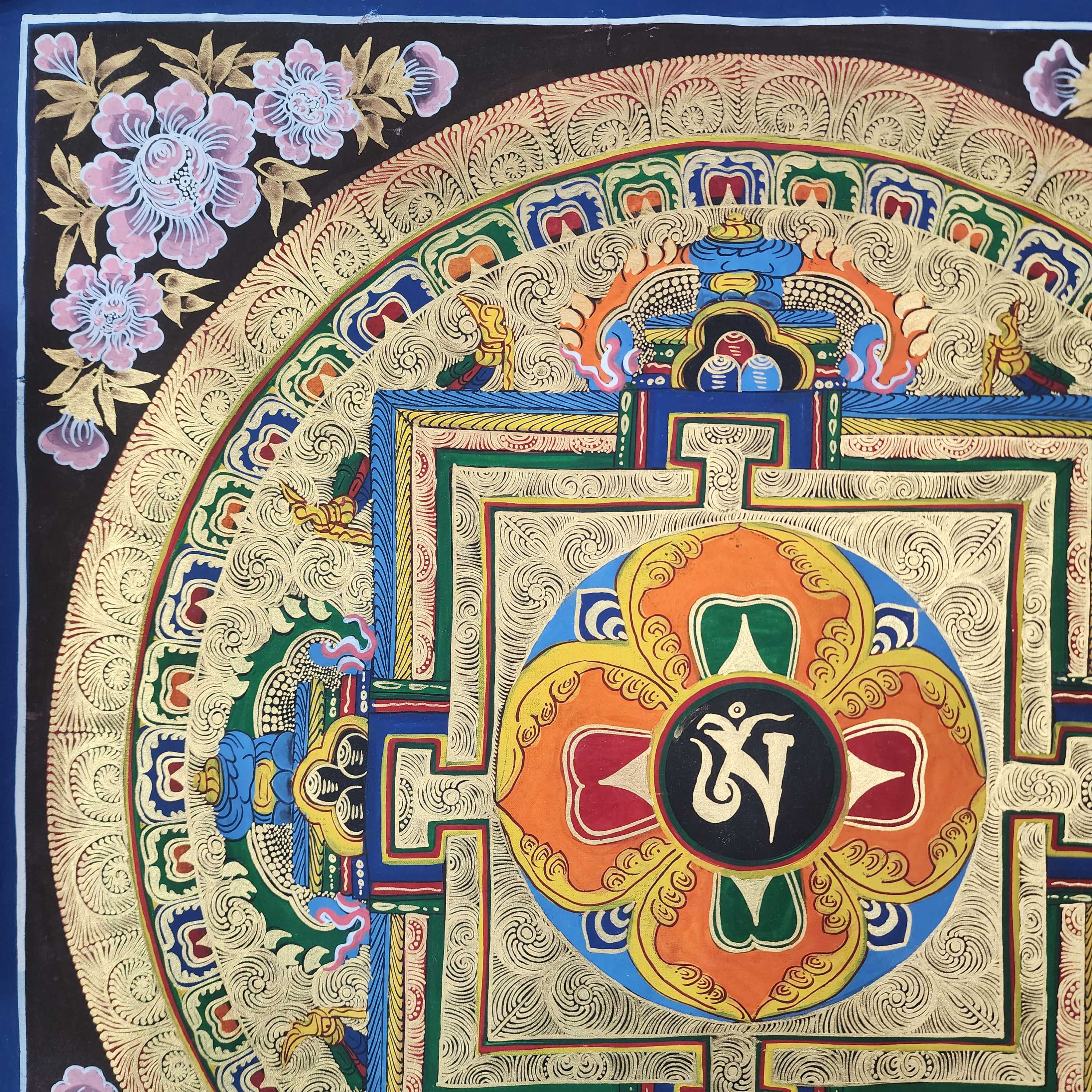 Buddhist Tibetan Thangka <span Style=