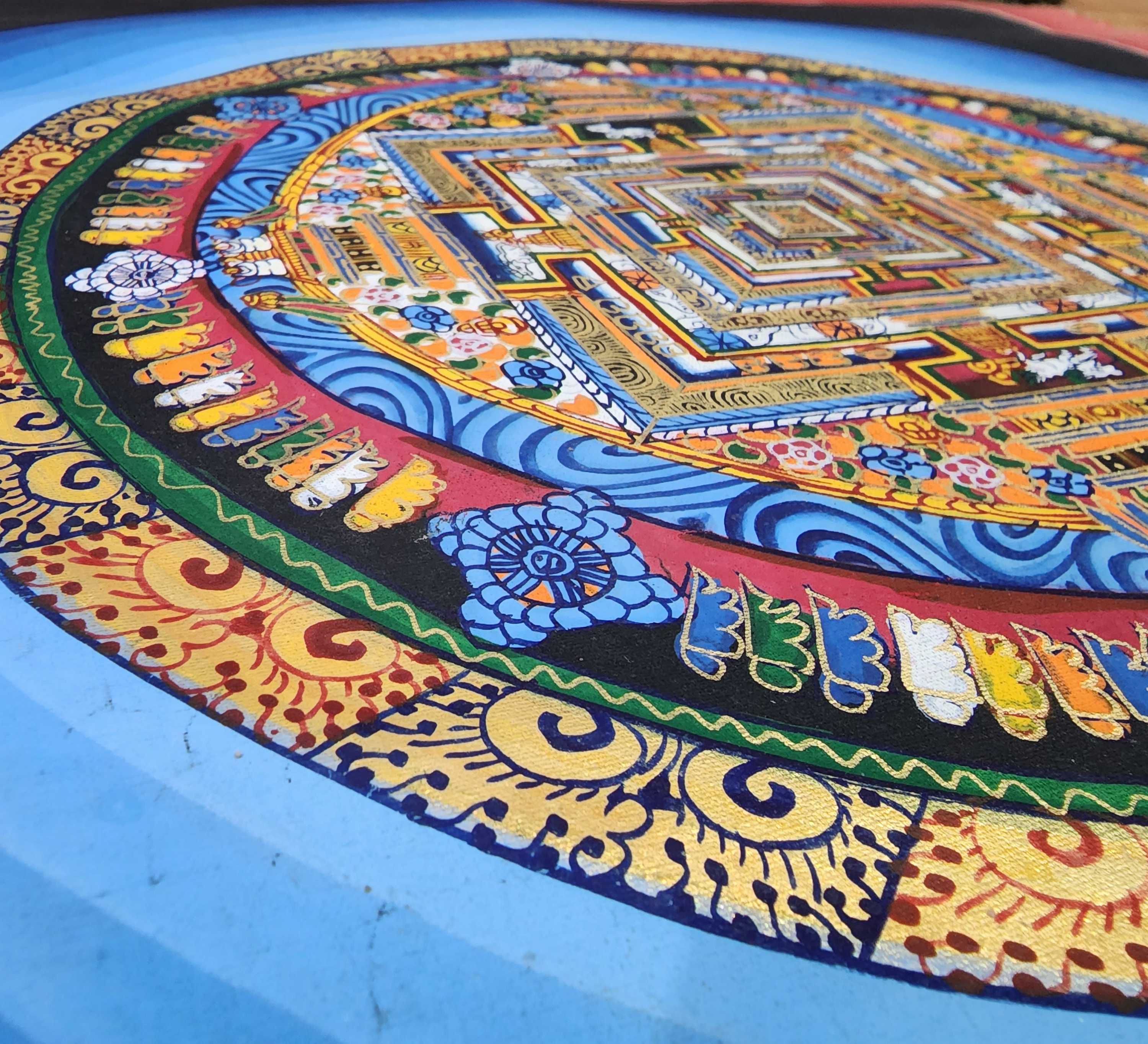 Buddhist Tibetan Thangka <span Style=