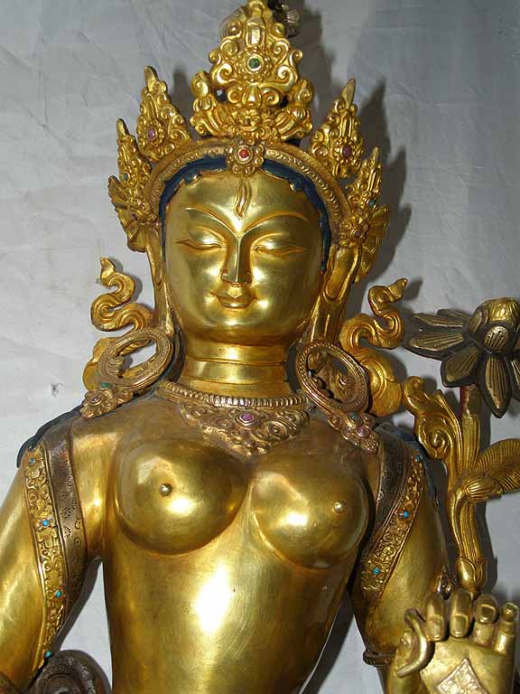 White Tara Statue, <span Style=