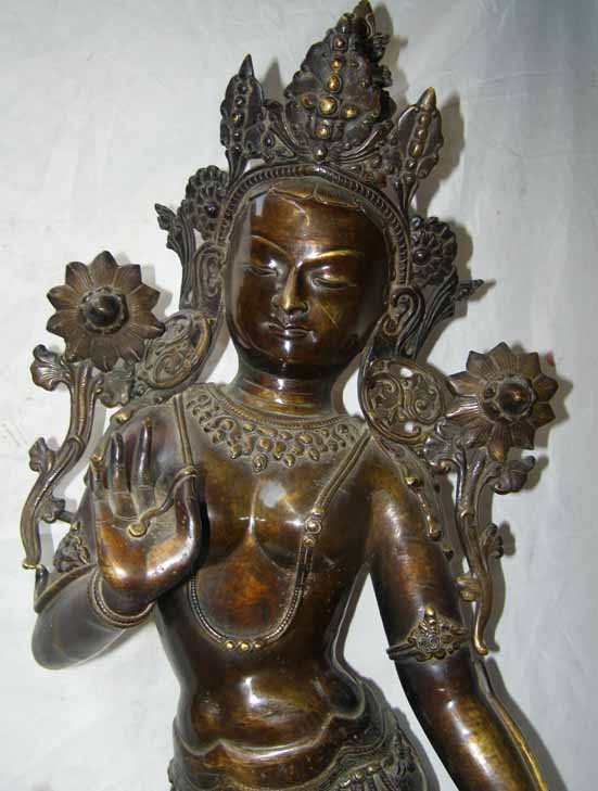 Green Tara Statue, <span Style=