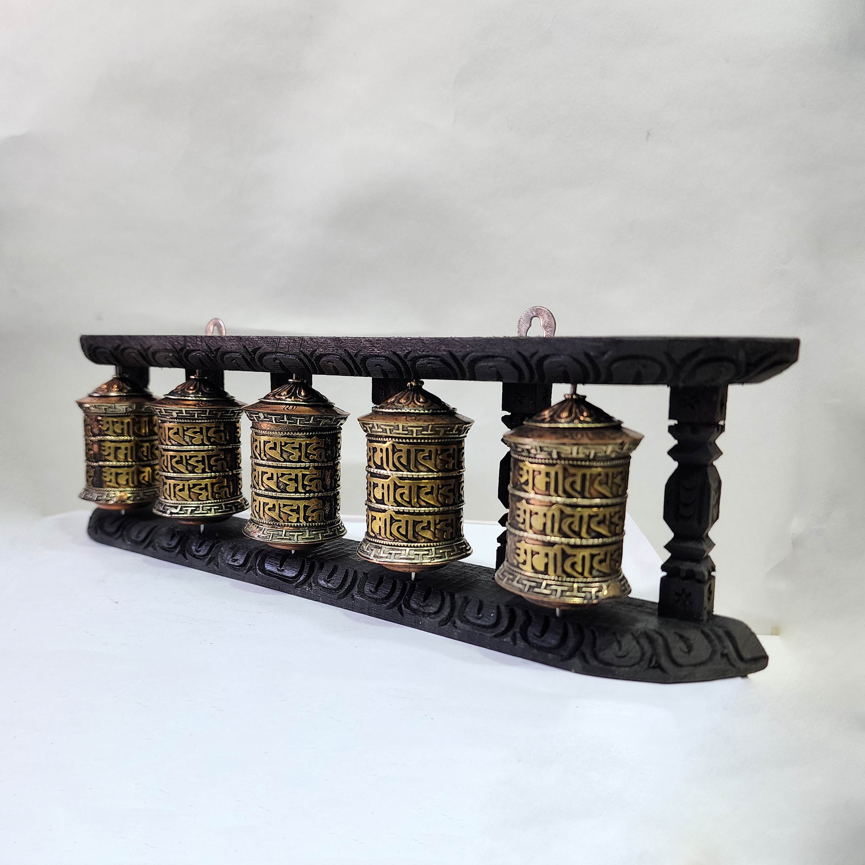 Wall Hanging Prayer Wheel <span Style=