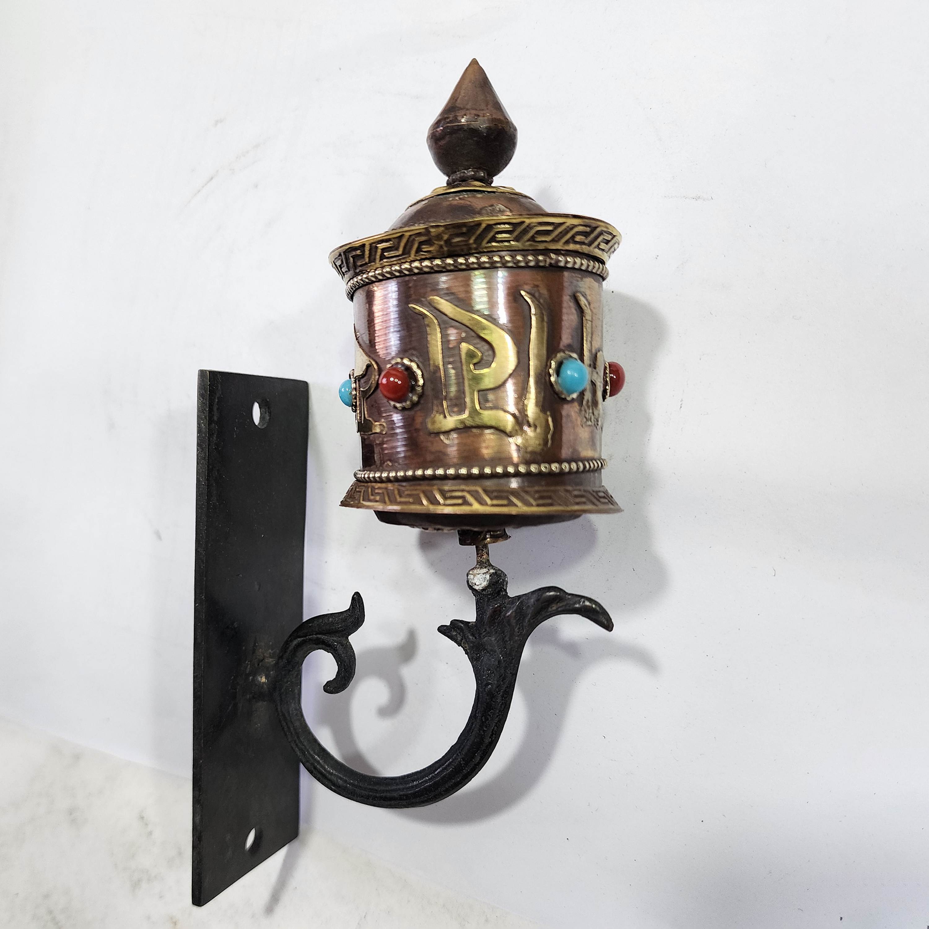 Wall Hanging Prayer Wheel <span Style=