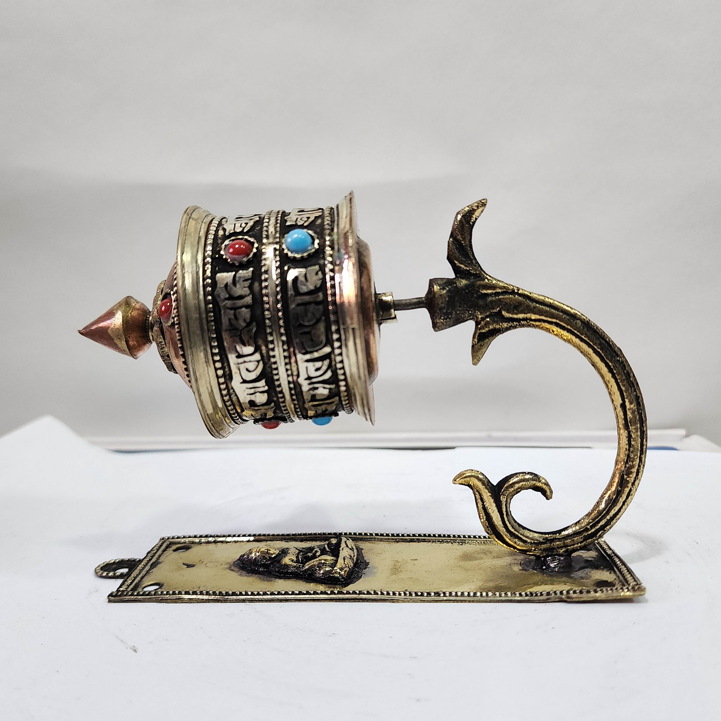 Wall Prayer Wheel <span Style=