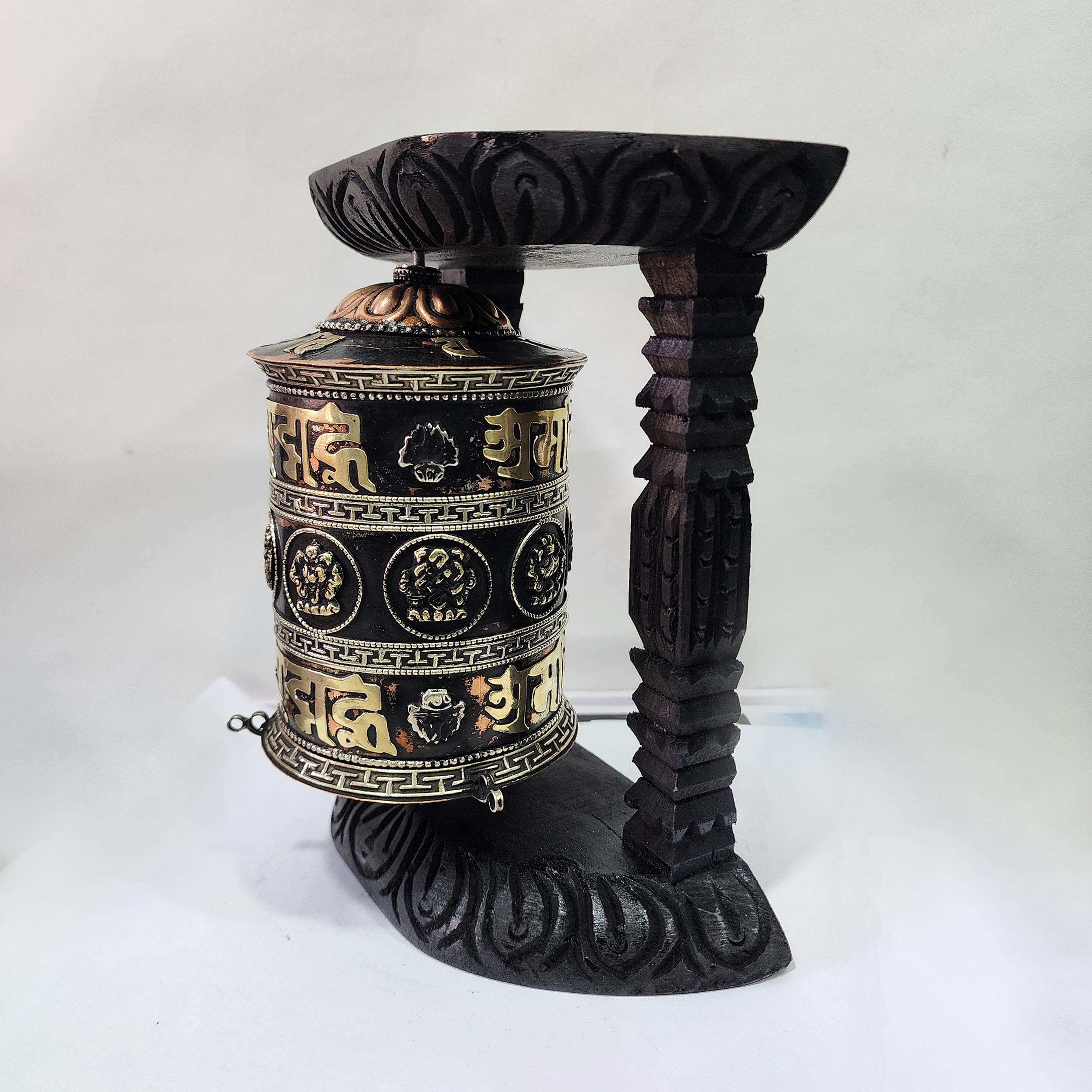 Wall Prayer Wheel <span Style=