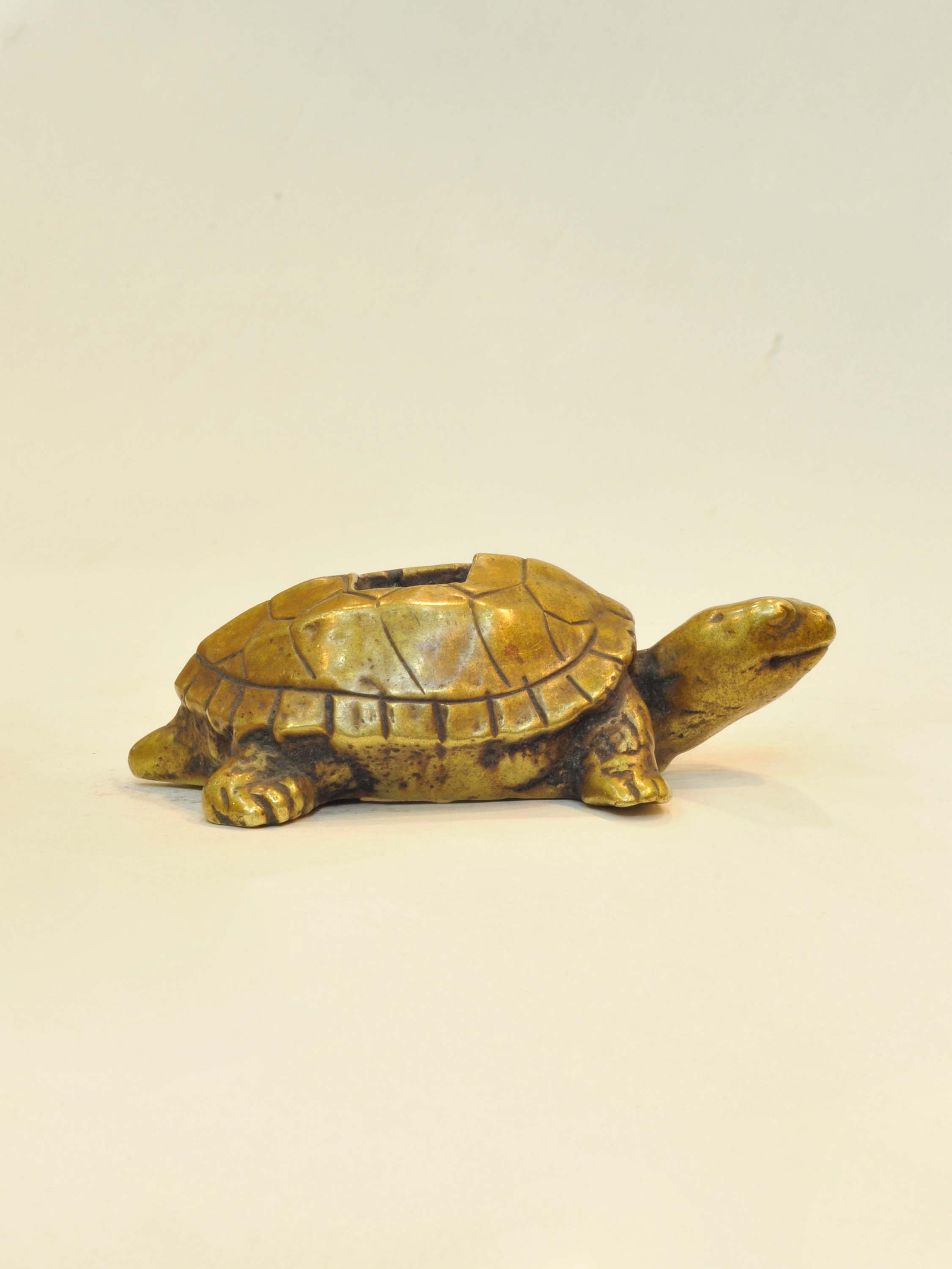 Buddhist Pen Holder turtle Design, antique
