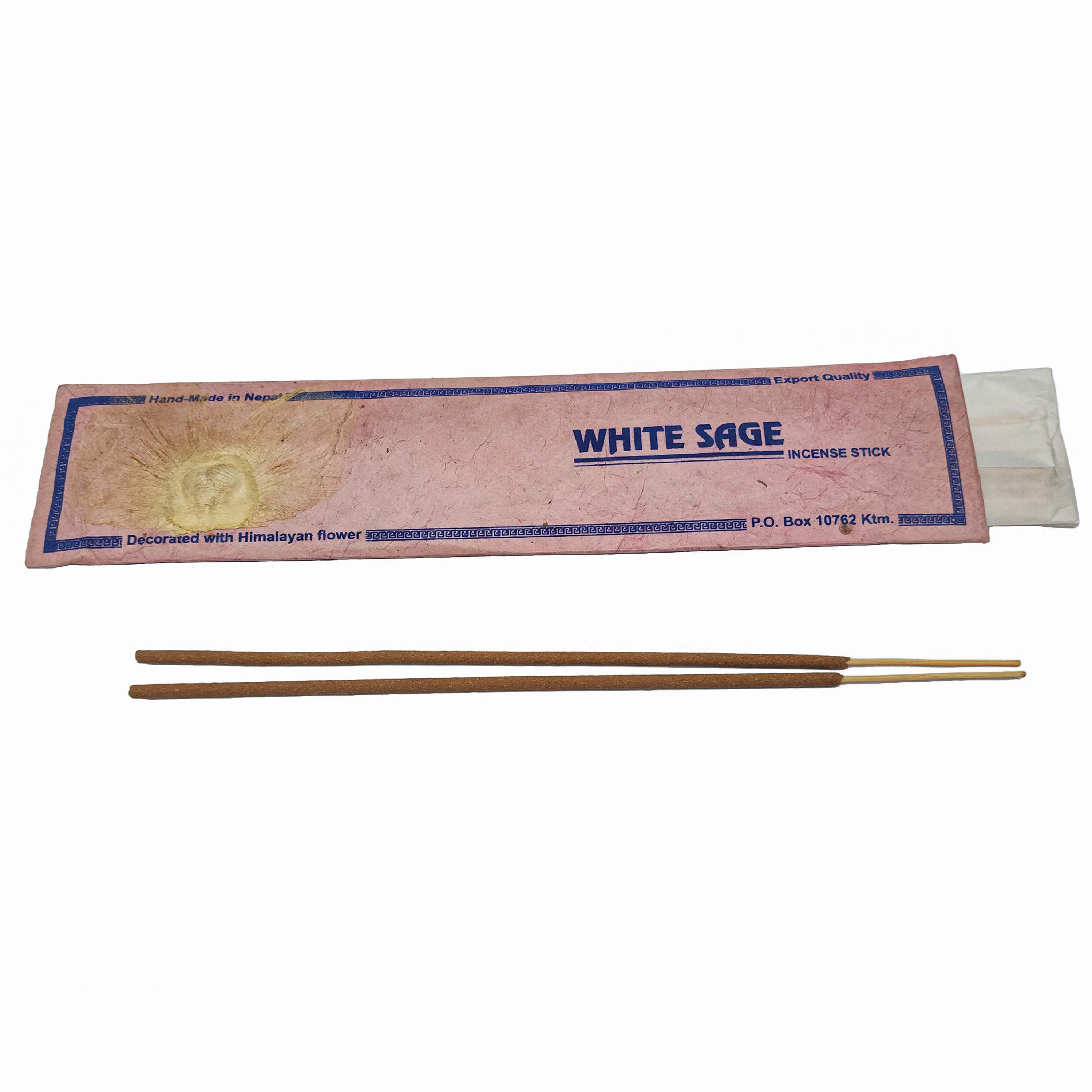 hq, White Sage Flora Incense Stick, 10 Stick