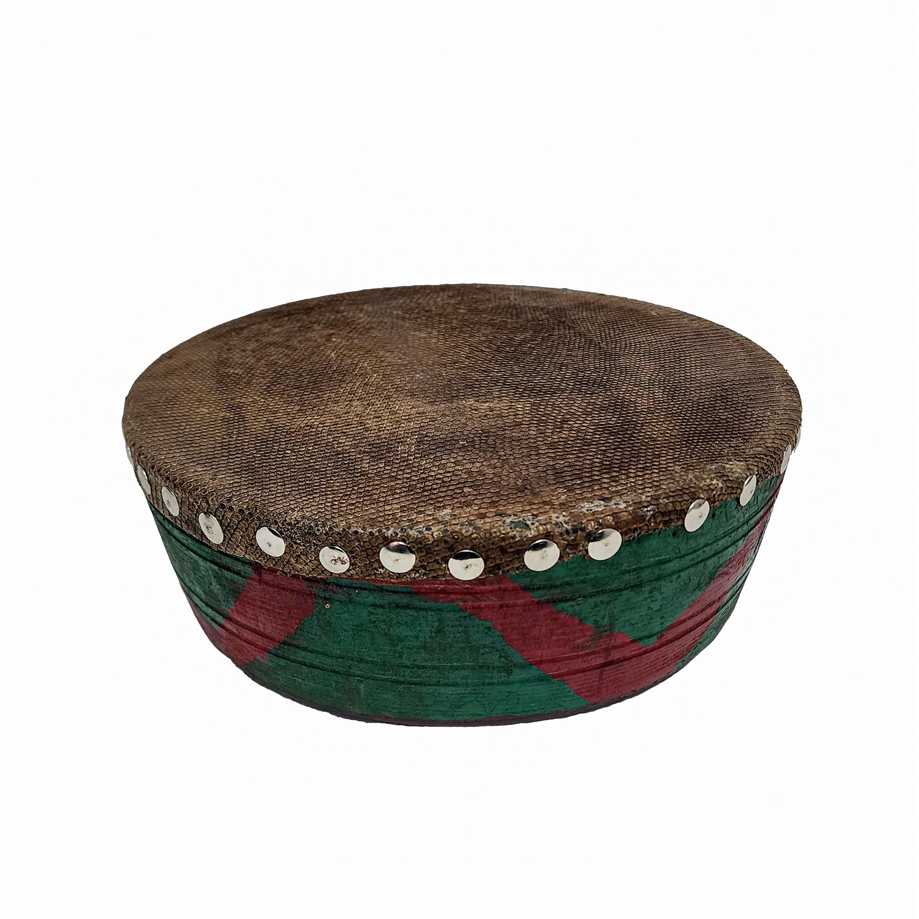 Nepali Folk Musical Instrument khainjadi/khañjari, animal Skin, professional