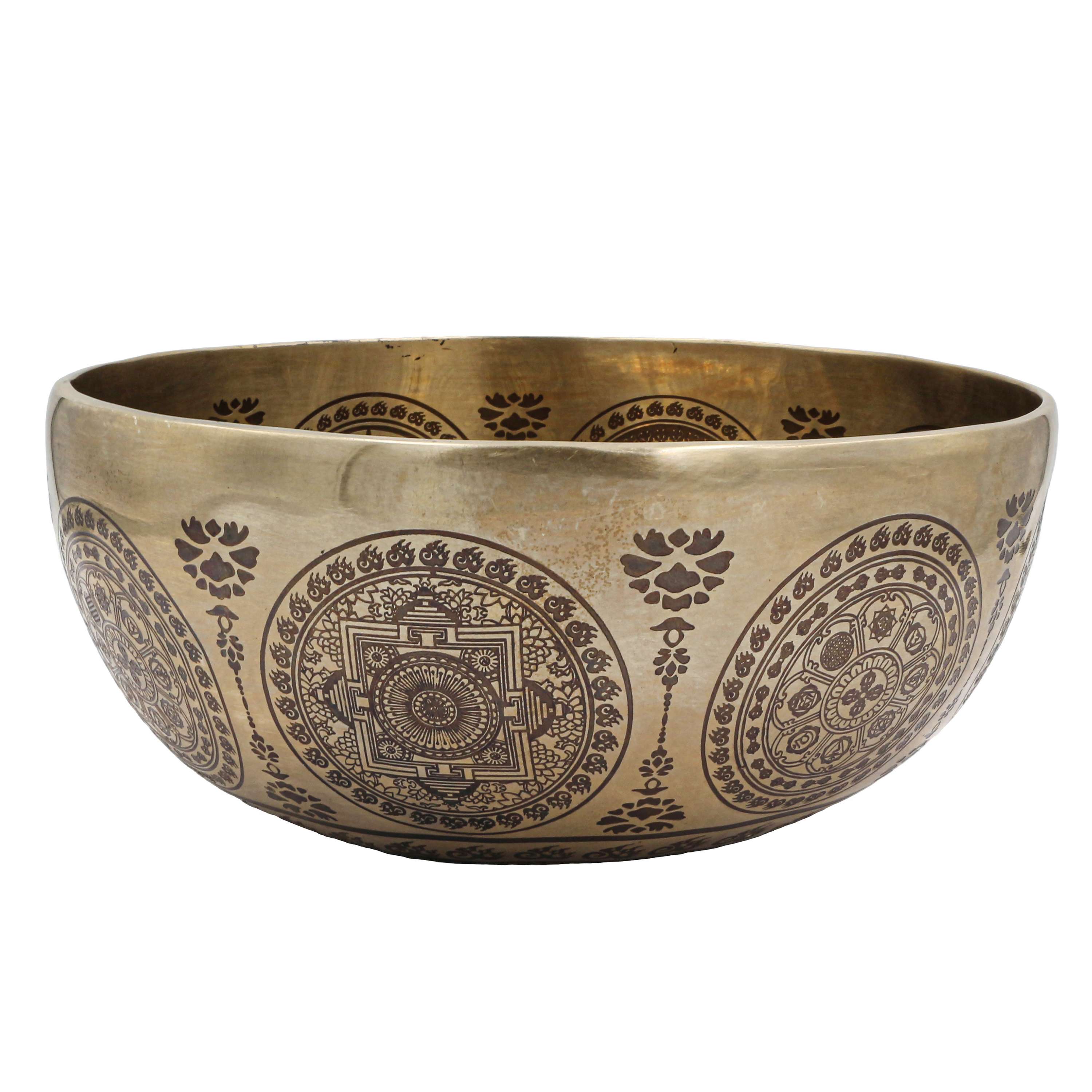 Buddhist Hand Beaten Jambati Singing Bowl, <span Style=