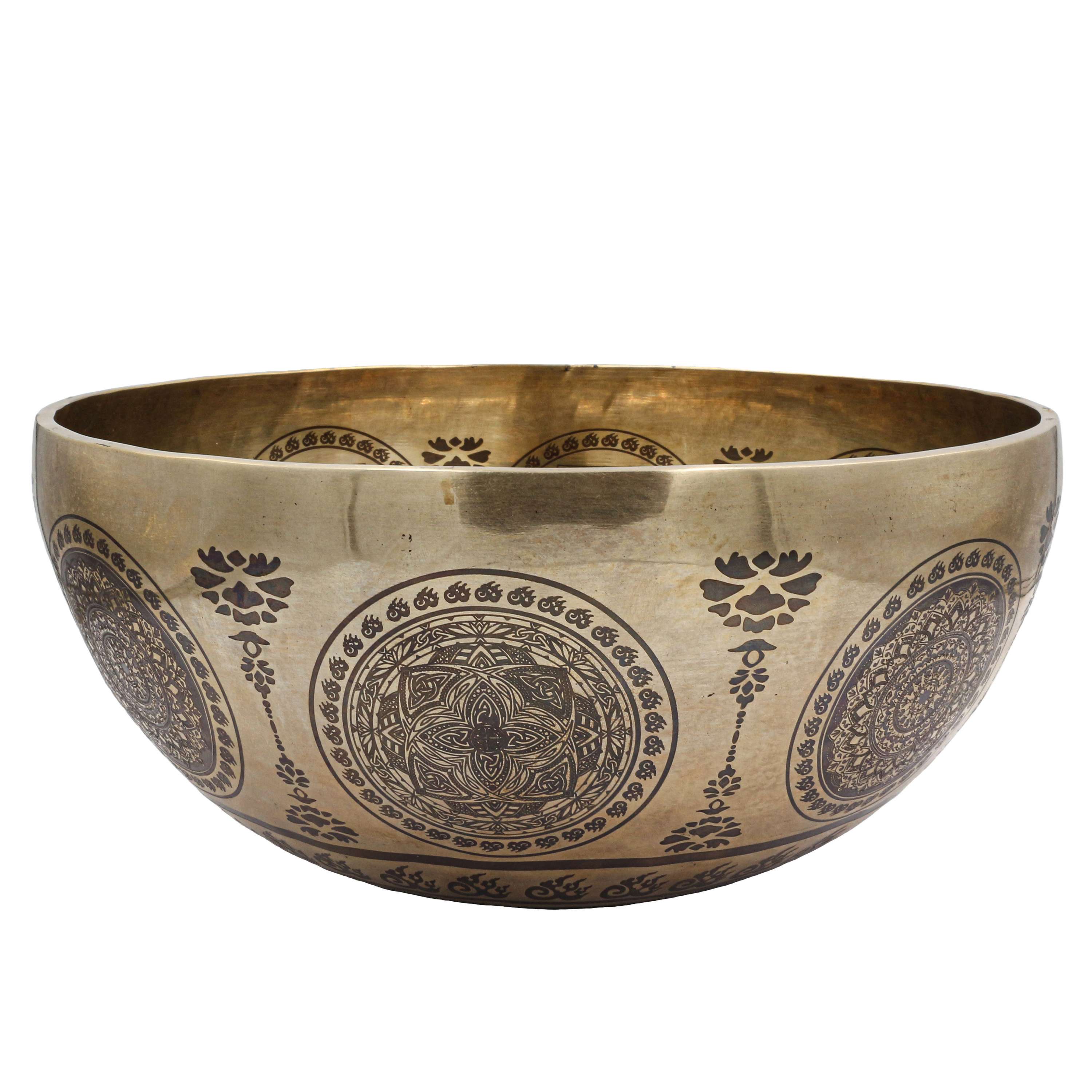 Buddhist Hand Beaten Jambati Singing Bowl, <span Style=