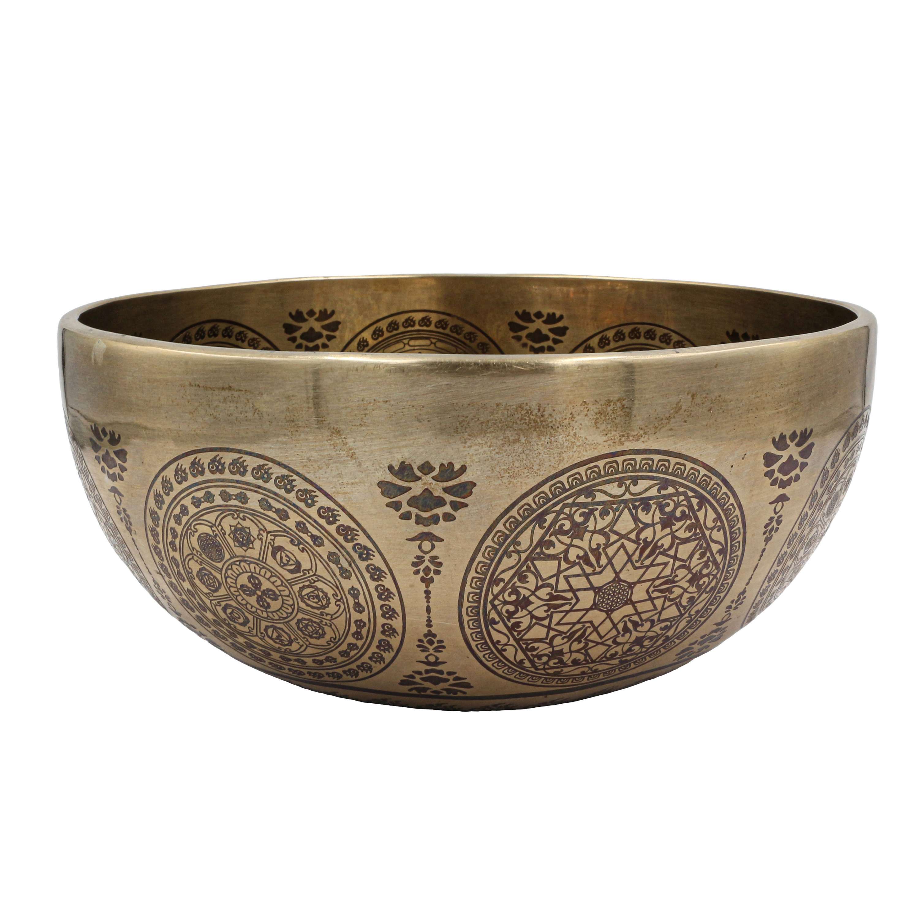 Buddhist Hand Beaten Jambati Singing Bowl, <span Style=