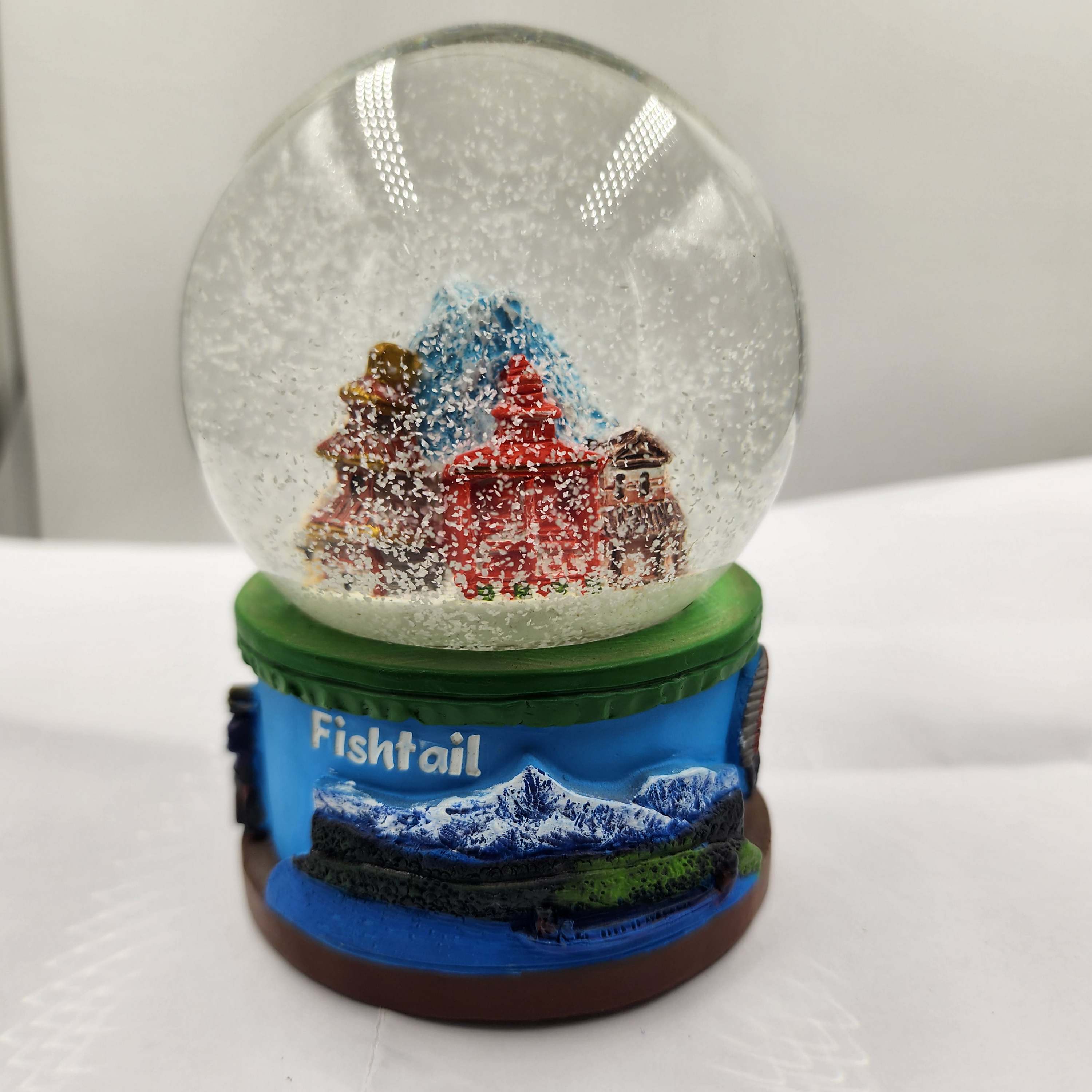 Water Globe Of pokhara With Made From Fiber, Replica Of The Beautiful City Of Nepal