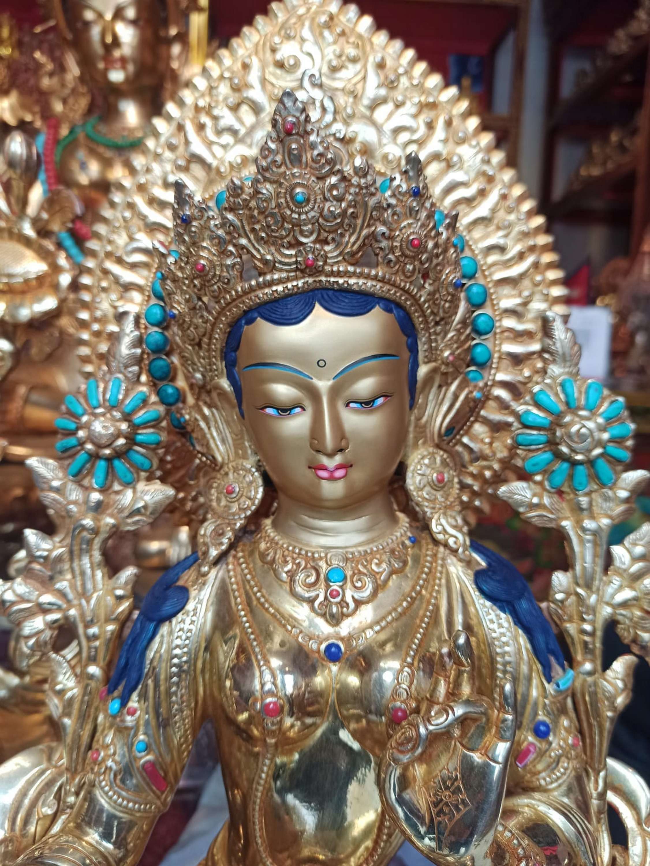 Buddhist Handmade Statue <span Style=