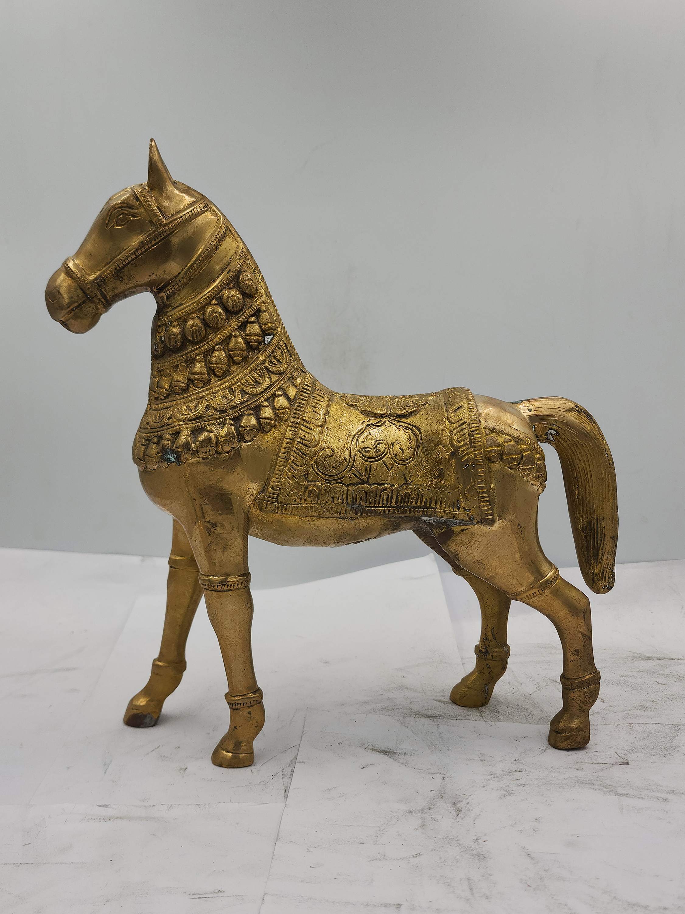 Statue Of Horse, Sand Casting, Glossy Finishing