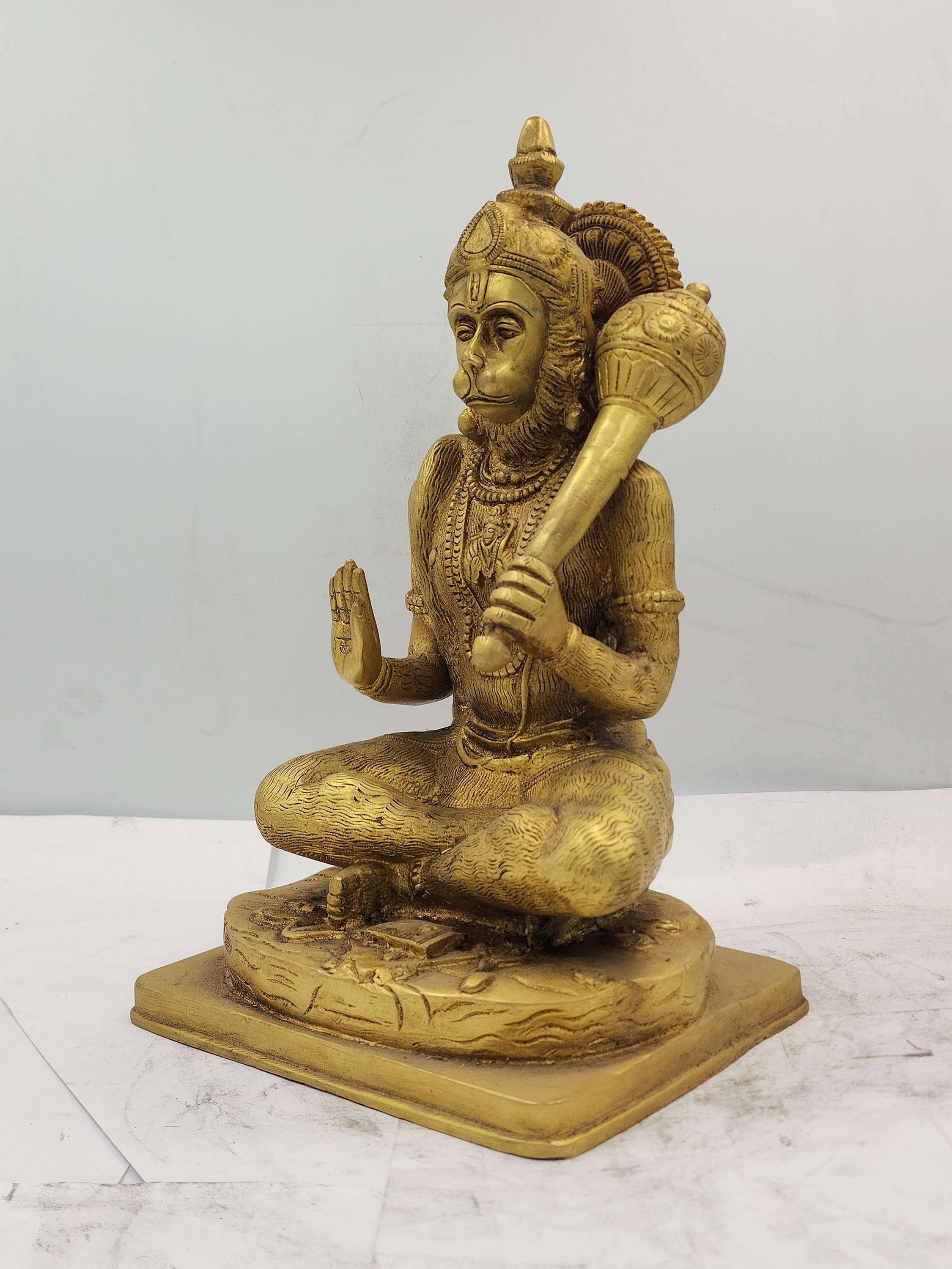 Statue Of Hanuman, bajrangbali, sand Casting, Glossy Finishing