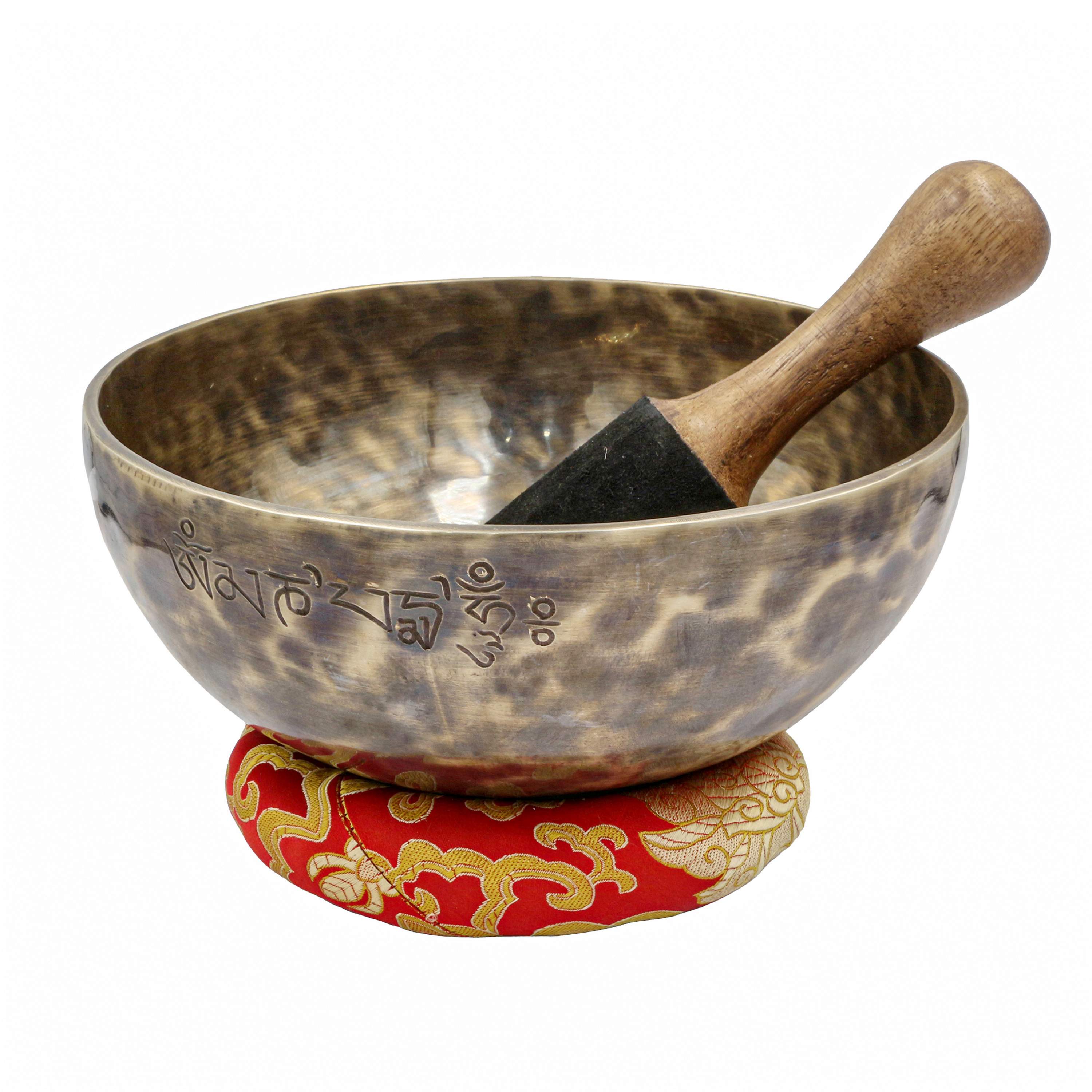 Buddhist Hand Beaten Moon Bowl Singing Bowl