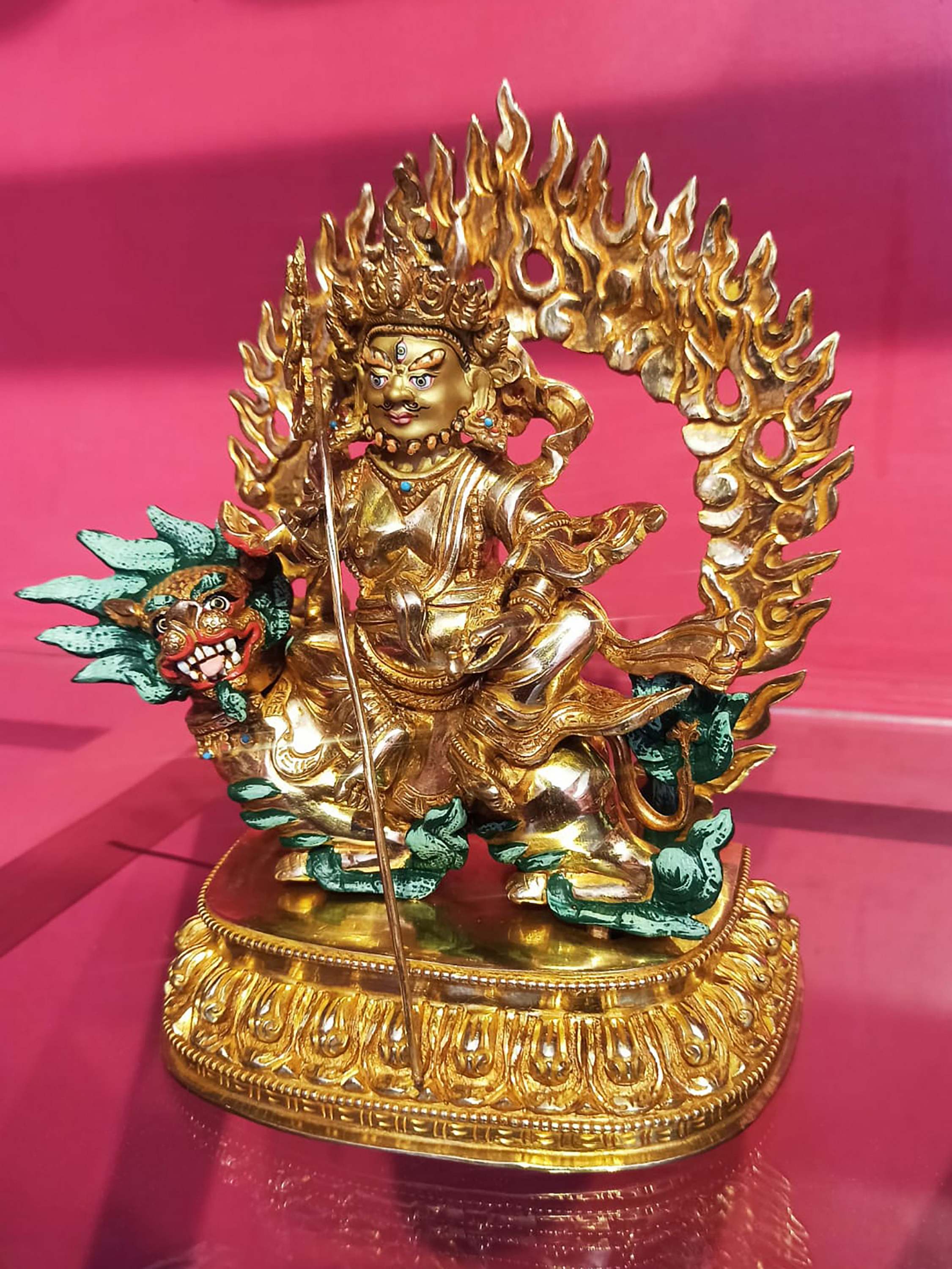 Jambhala: Namtose Statue, Buddhist Handmade Statue, <span Style=