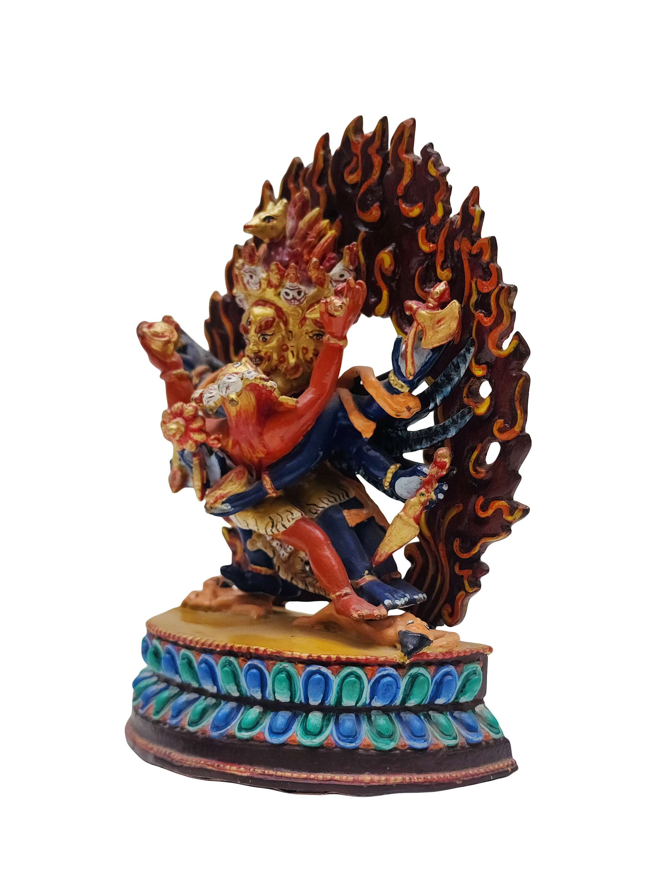 best Price, Buddhist Handmade Statue Of Hayagriva, face Painted, Traditional Color Finishing, last Piece
