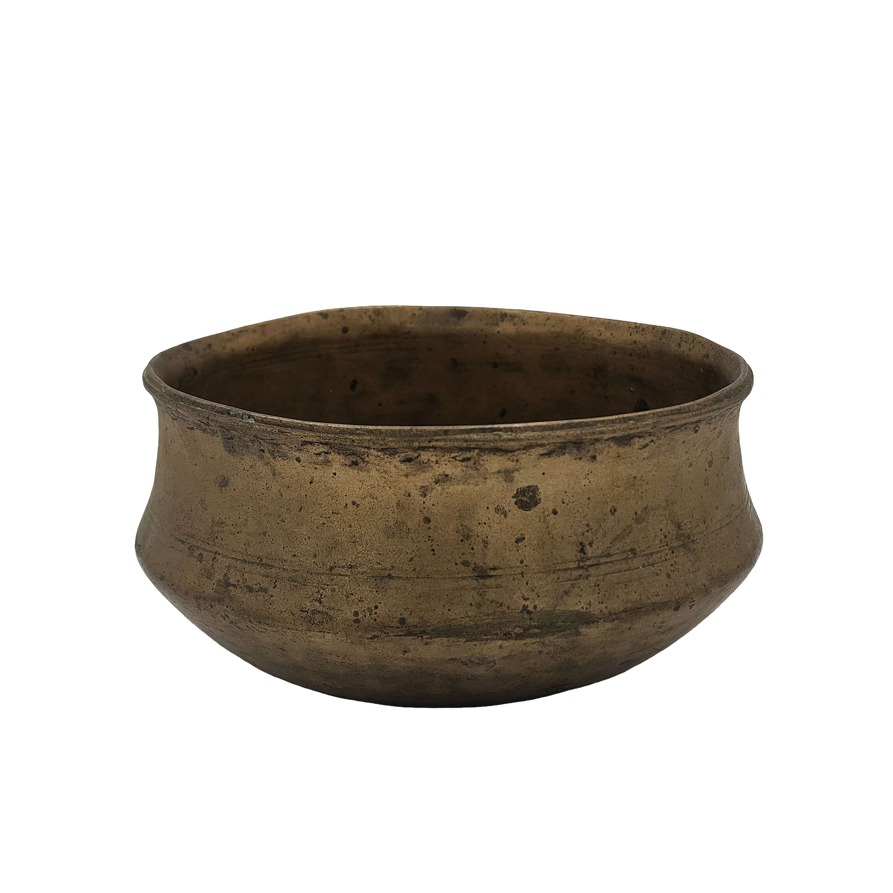Buddhist Hand Beaten Singing Bowl, antique