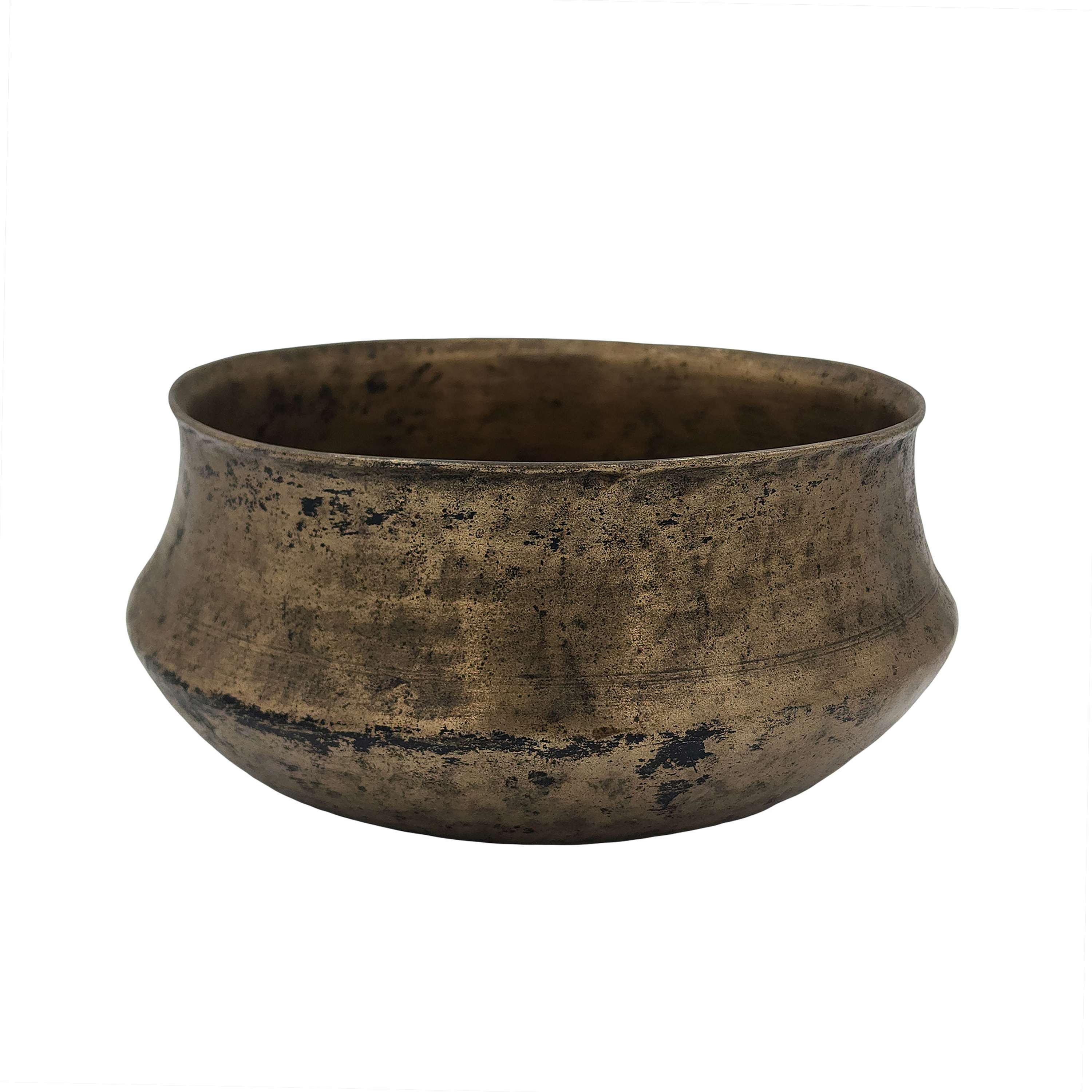 Buddhist Hand Beaten Singing Bowl, antique
