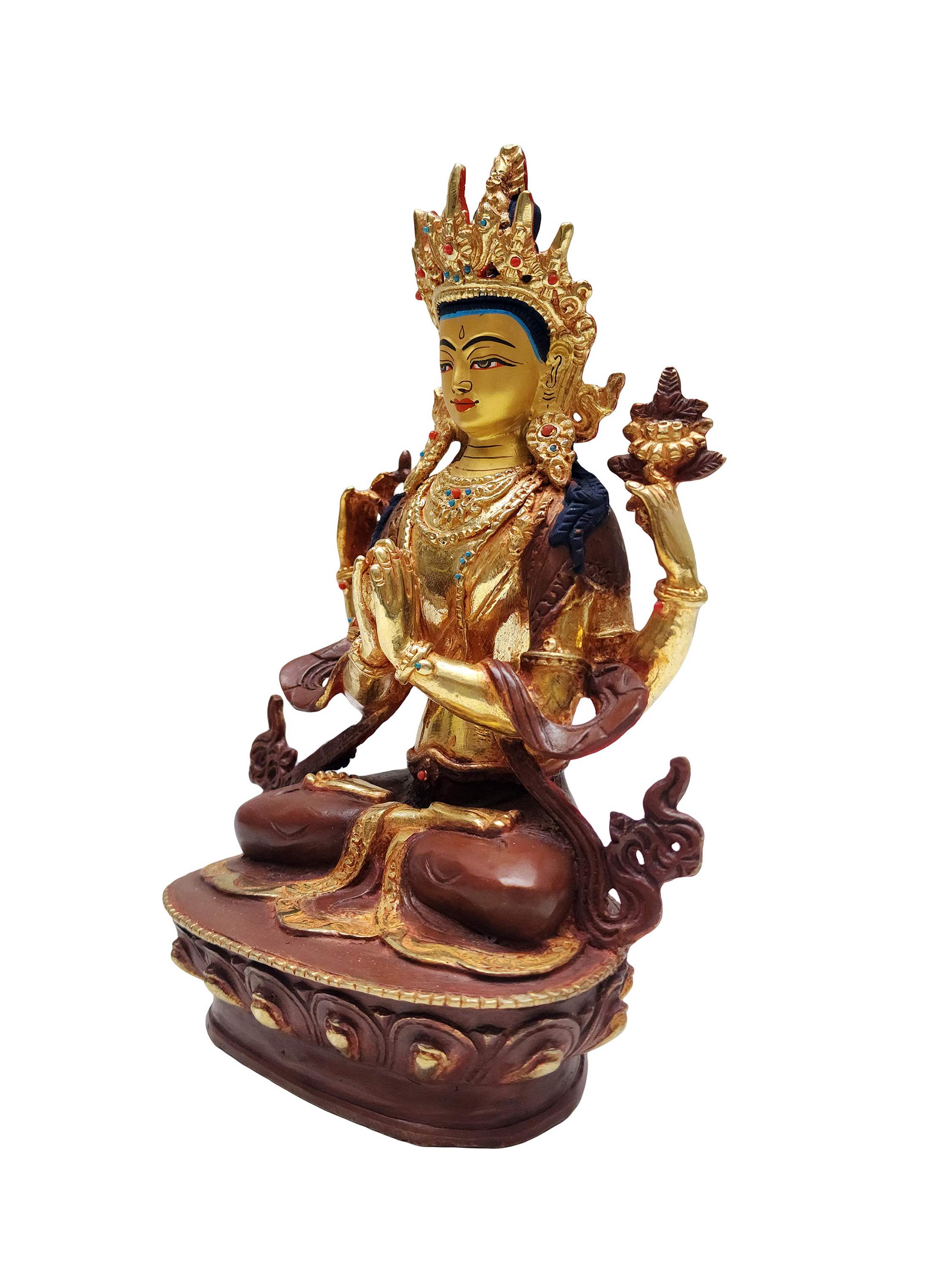 Chenrezig Statue, Buddhist Handmade Statue, <span Style=